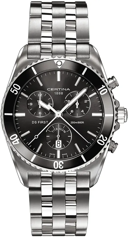 Certina C014.417.44.081.00 DS First DS First Gent Ceramic Chrono Titanium - zdjęcie 1