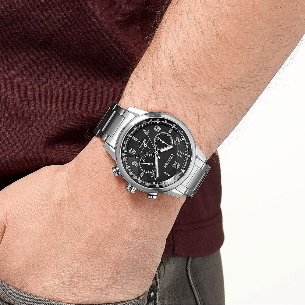 Citizen CA4420-81E męski zegarek Chrono bransoleta - miniatura 6
