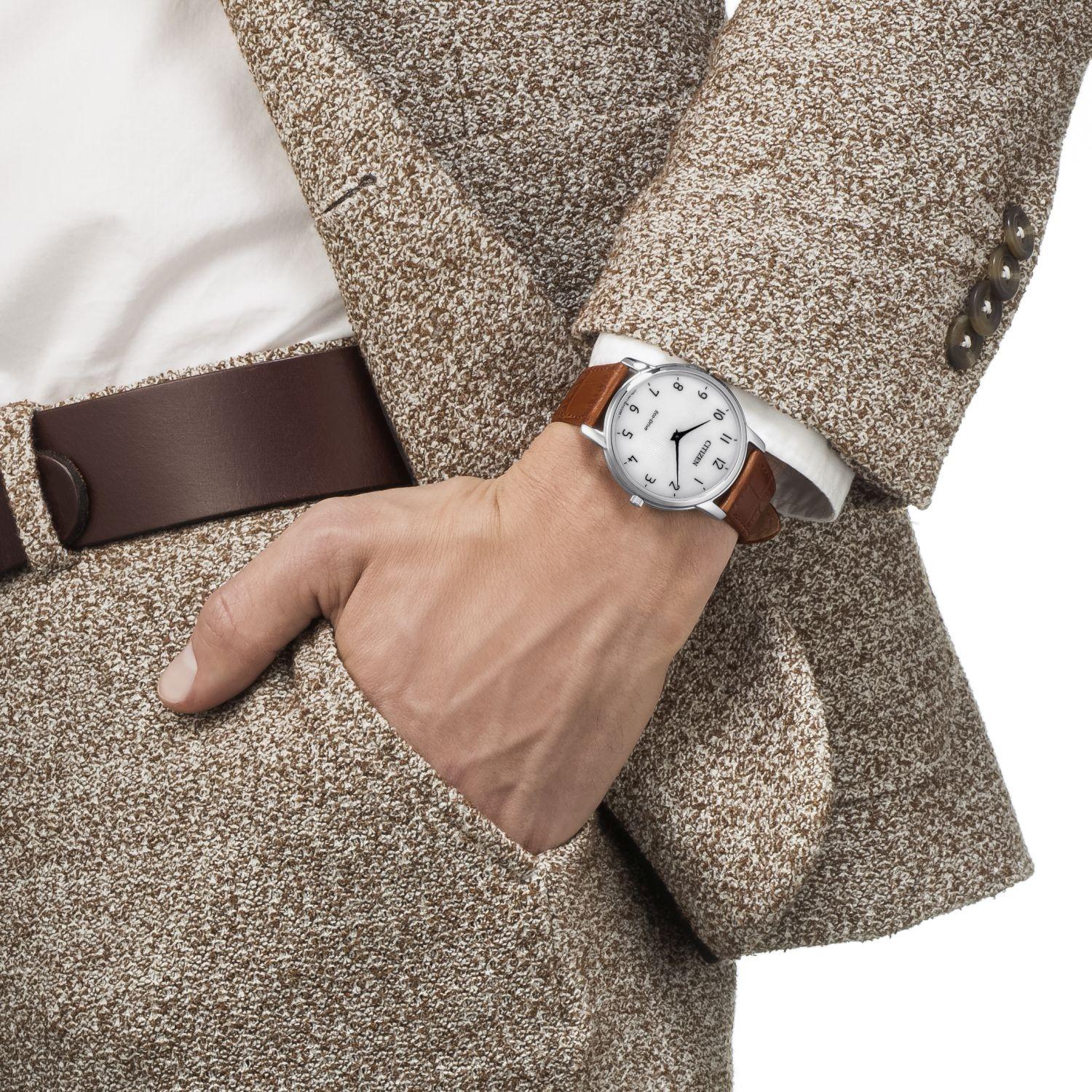 zegarek Citizen AR1130-13A srebrny Ecodrive - miniatura 7