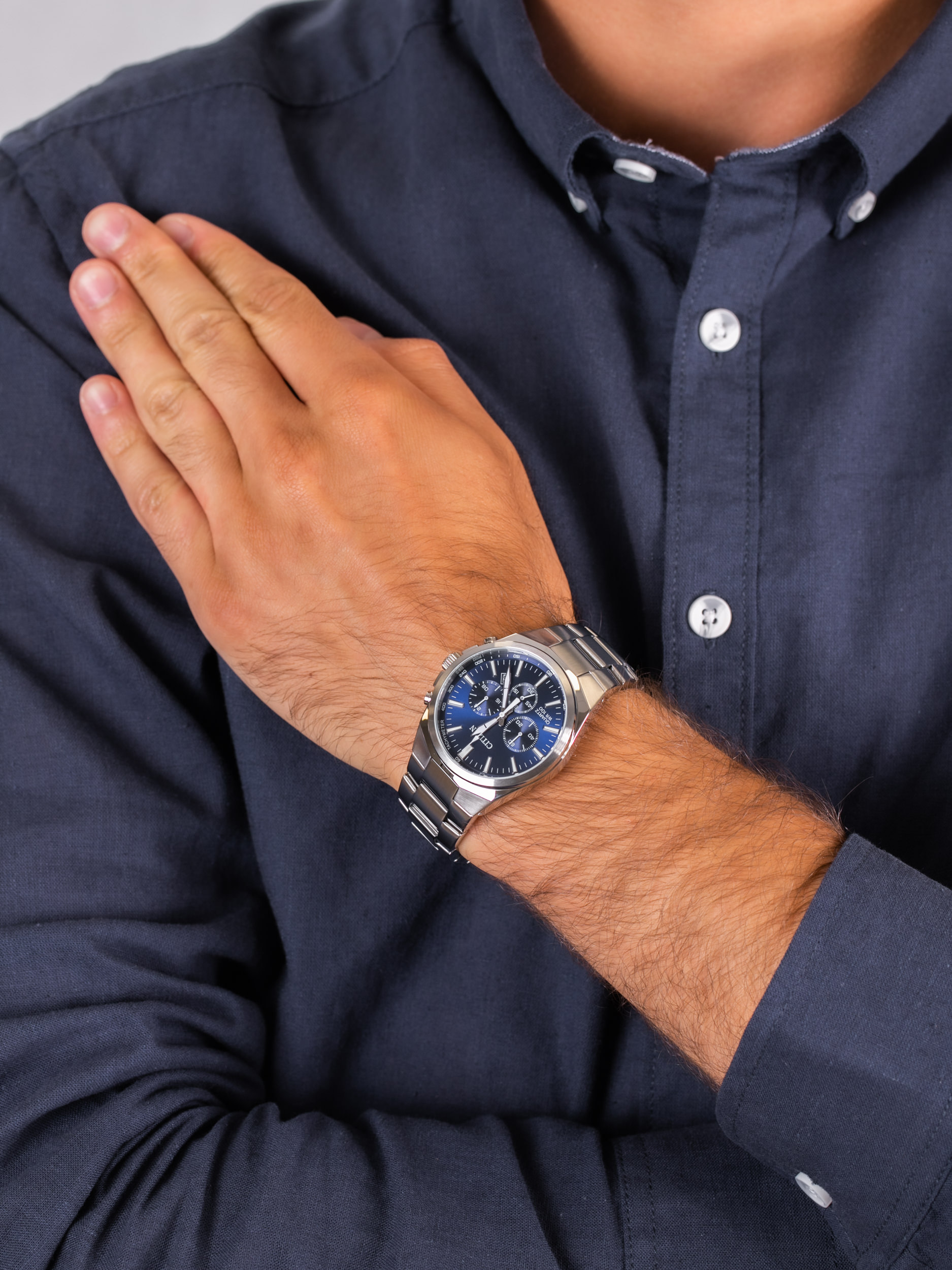zegarek Citizen AN8170-59L męski z tachometr Elegance - miniatura 3
