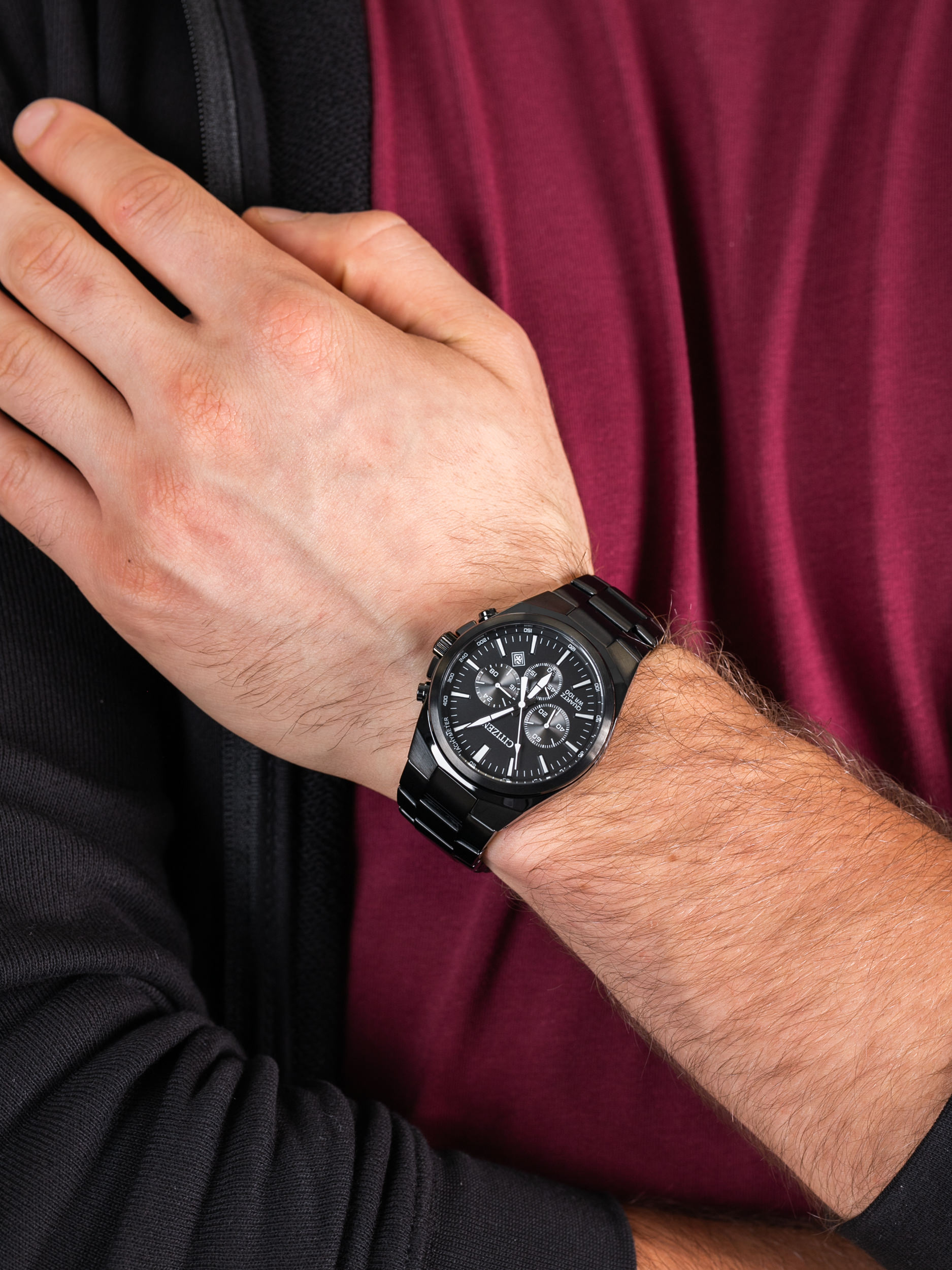 zegarek Citizen AN8175-55E męski z tachometr Elegance - miniatura 3