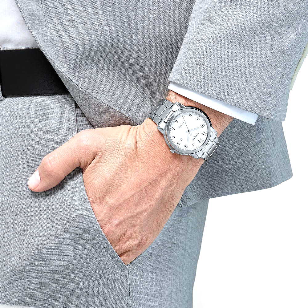 zegarek Citizen AW1211-80A srebrny Elegance - miniatura 7