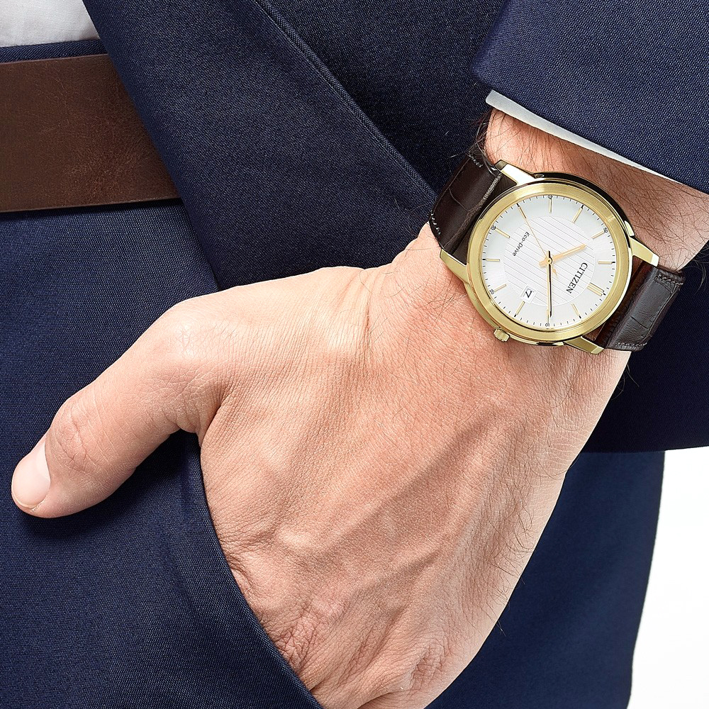 Citizen AW1212-10A zegarek klasyczny Leather - miniatura 4