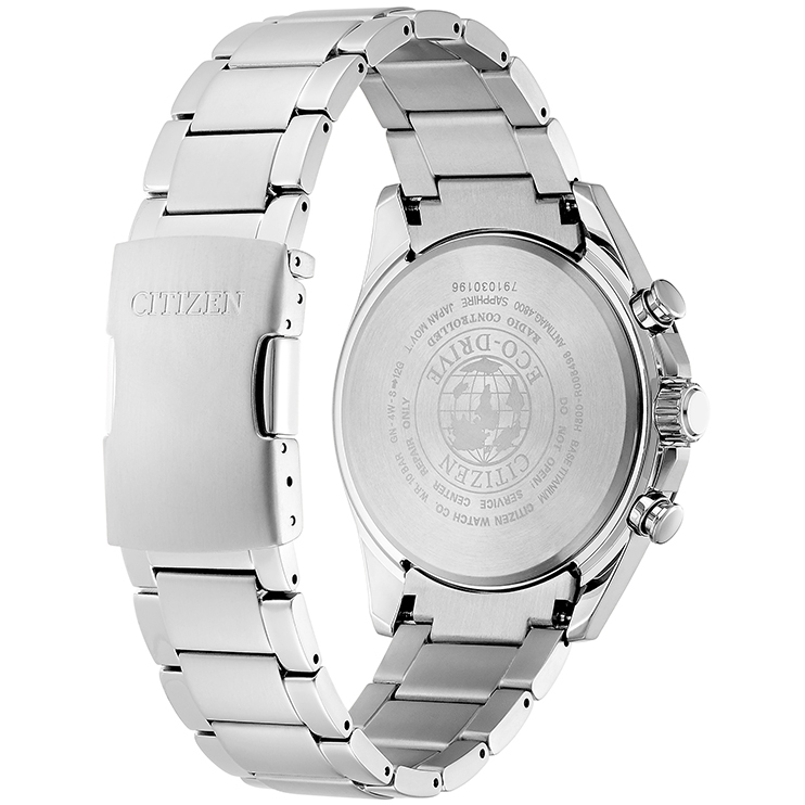 zegarek Citizen AT8154-82E męski z chronograf Radio Controlled - miniatura 3