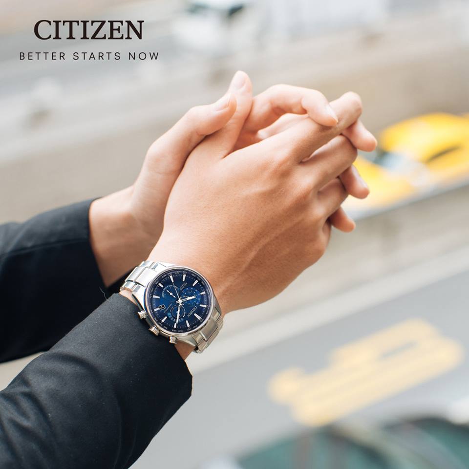 Citizen CB5020-87L zegarek srebrny sportowy Radio Controlled bransoleta - miniatura 8