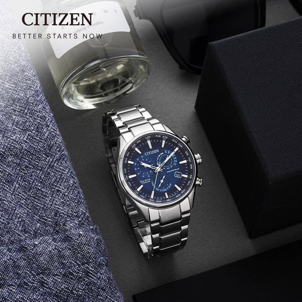 zegarek Citizen CB5020-87L srebrny Radio Controlled - miniatura 10