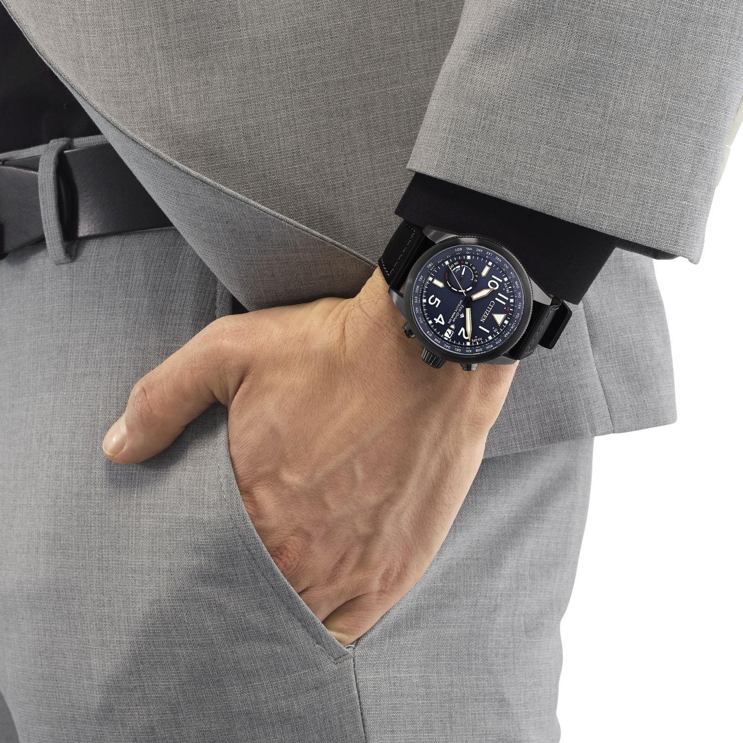 zegarek Citizen CC3067-11L szary Satellite Wave - miniatura 7