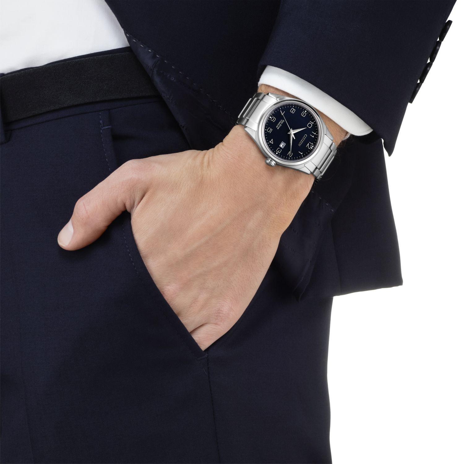 zegarek Citizen BM7360-82M srebrny Titanium