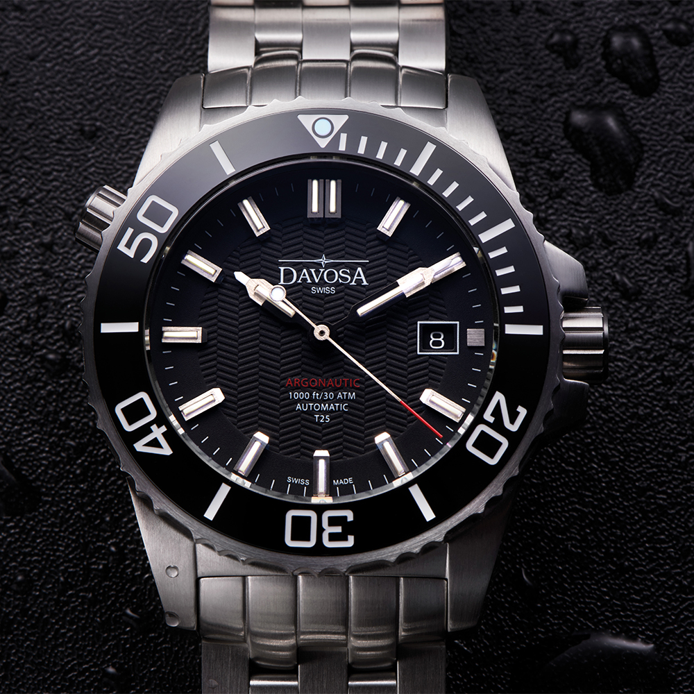 zegarek Davosa 161.576.10 automatyczny męski Diving ARGONAUTIC LUMIS T25 - miniatura 10