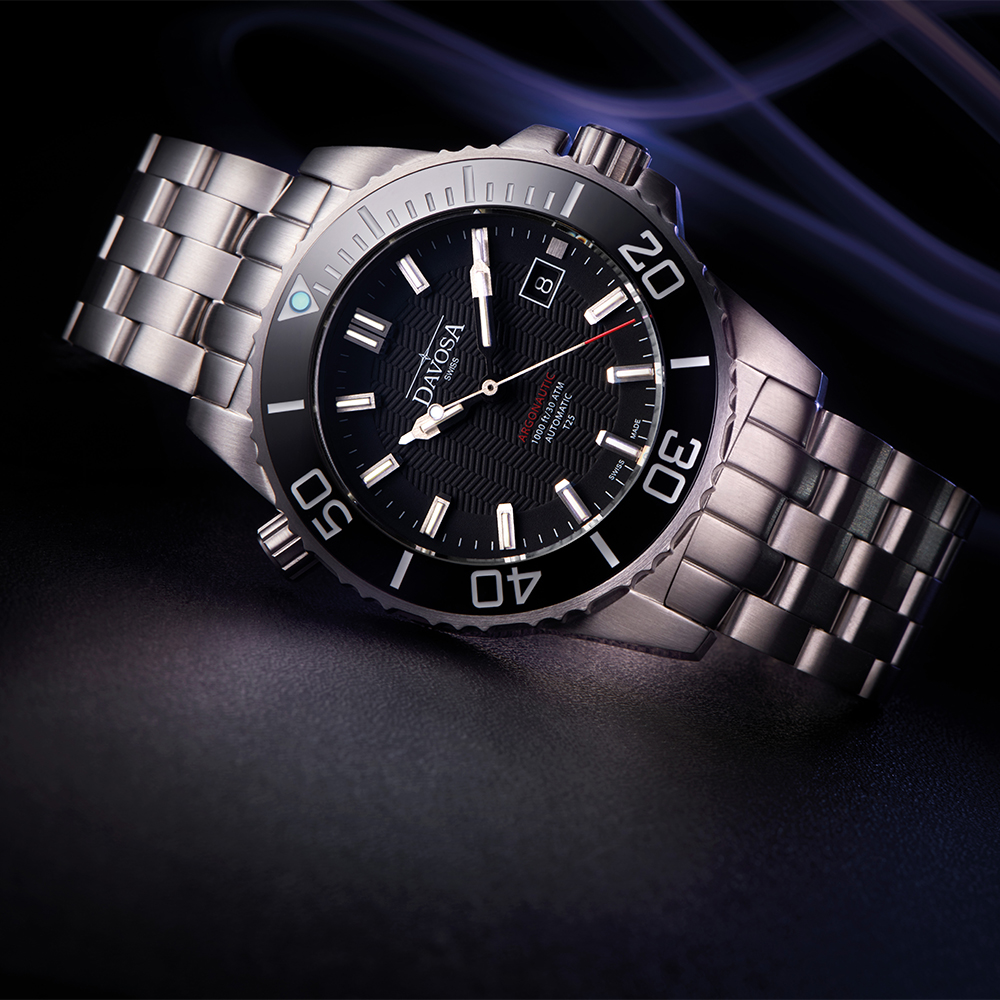 zegarek Davosa 161.576.10 srebrny Diving - miniatura 11