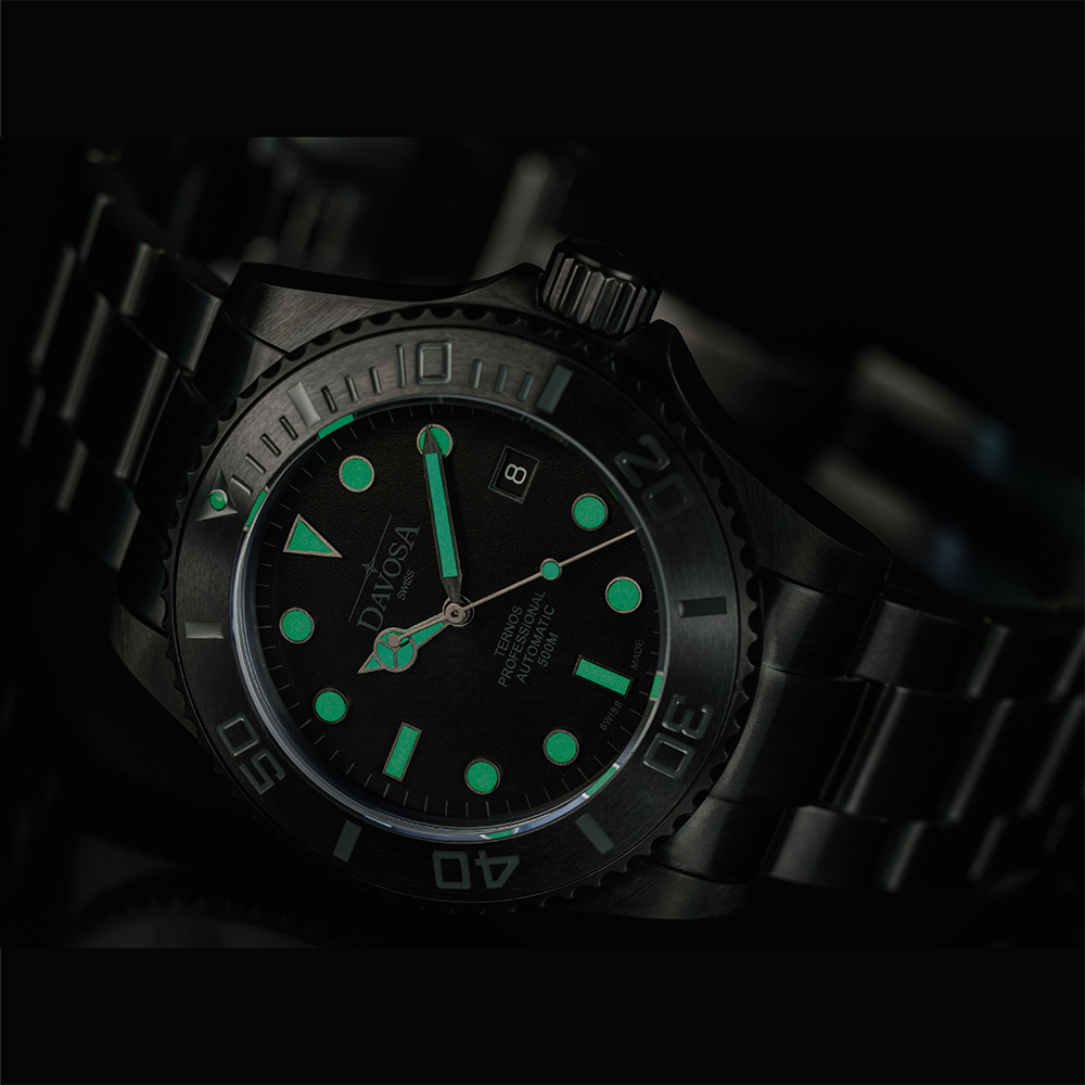 zegarek Davosa 161.583.50 czarny Diving - miniatura 7