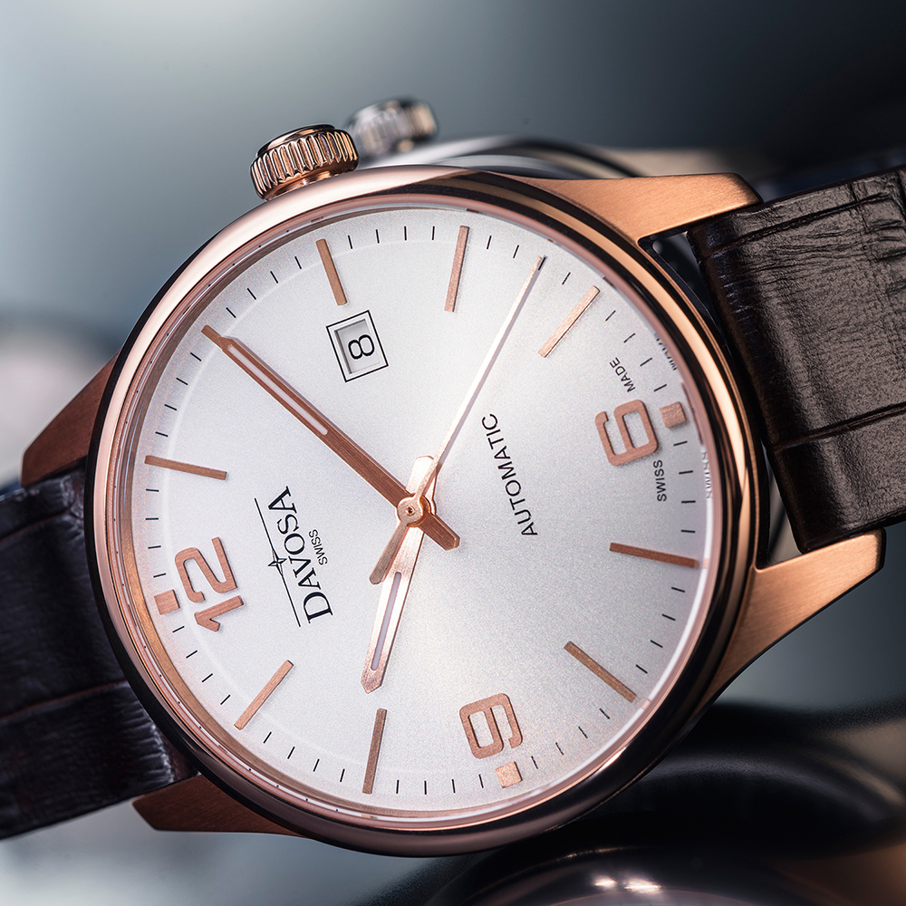 zegarek Davosa 161.566.64 automatyczny męski Executive GENTLEMAN - miniatura 6