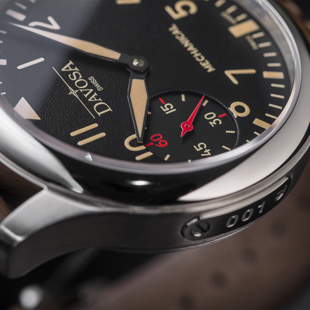 Davosa 160.500.66 męski zegarek Pilot pasek - miniatura 3