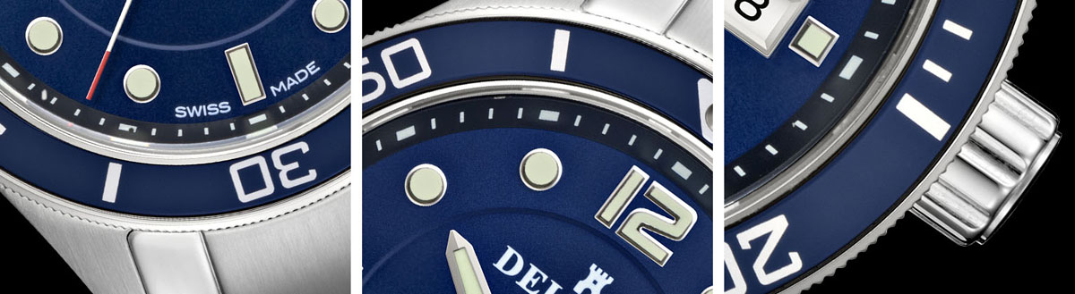 Delbana 41701.716.6.044 męski zegarek Mariner bransoleta - miniatura 3