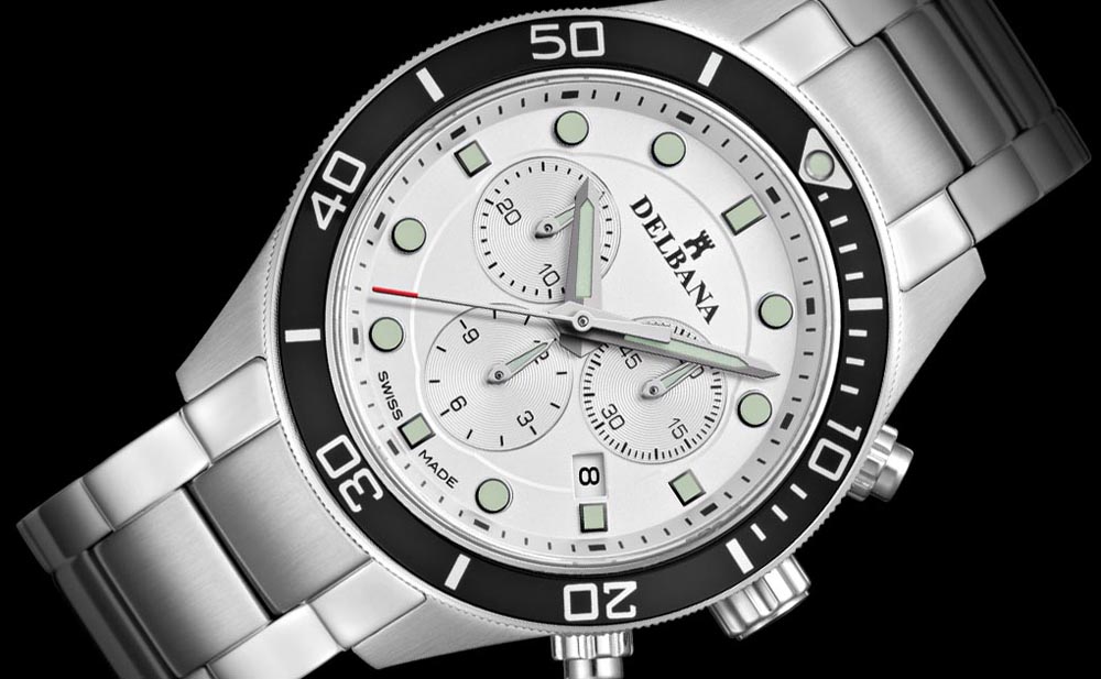 zegarek Delbana 41701.718.6.064 męski z chronograf Mariner - miniatura 3