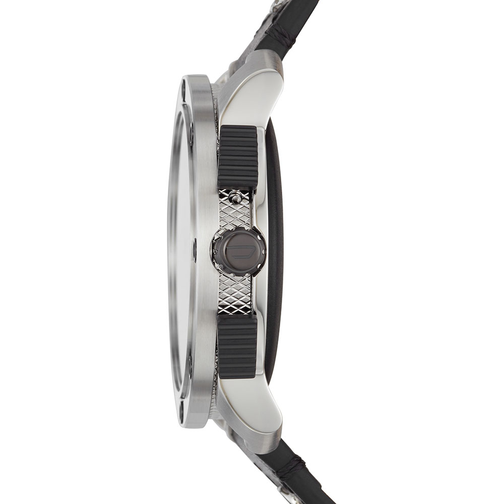 Diesel DZT2014 zegarek srebrny fashion/modowy ON pasek - miniatura 5