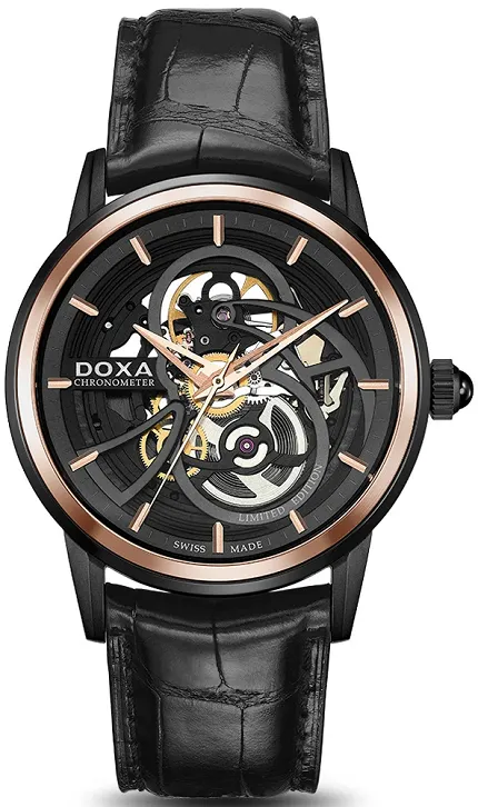 Doxa D210BBK Grandemetre 18K Rose Gold LIMITED EDITION - zdjęcie 1