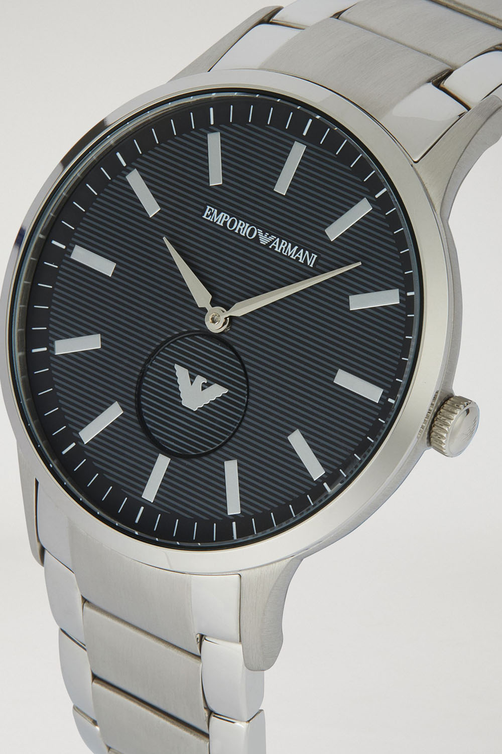 Emporio Armani AR11118 zegarek srebrny klasyczny Classics bransoleta - miniatura 5