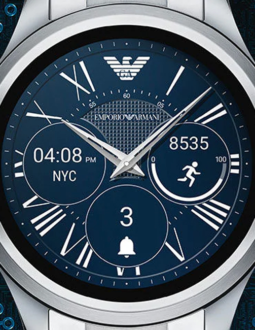 Emporio Armani ART5010 zegarek srebrny fashion/modowy Connected bransoleta - miniatura 4