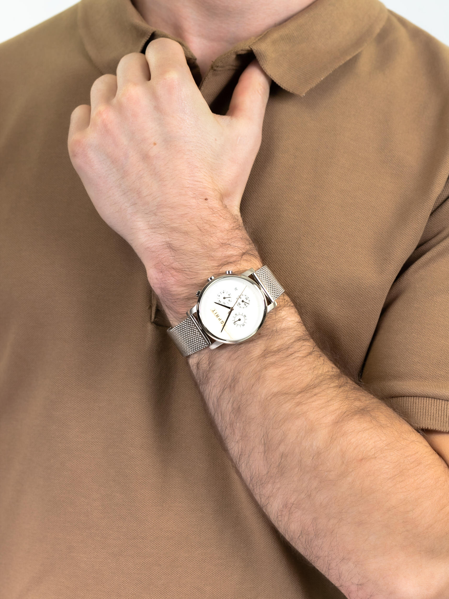zegarek Esprit ES1G040M0035 męski z chronograf Męskie - miniatura 3