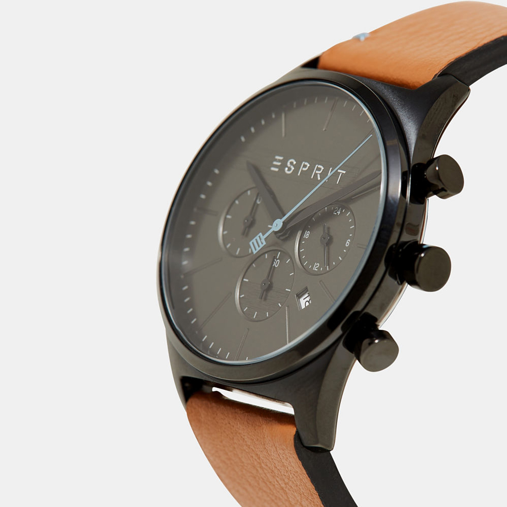 Esprit ES1G053L0035 zegarek czarny fashion/modowy Męskie pasek - miniatura 5