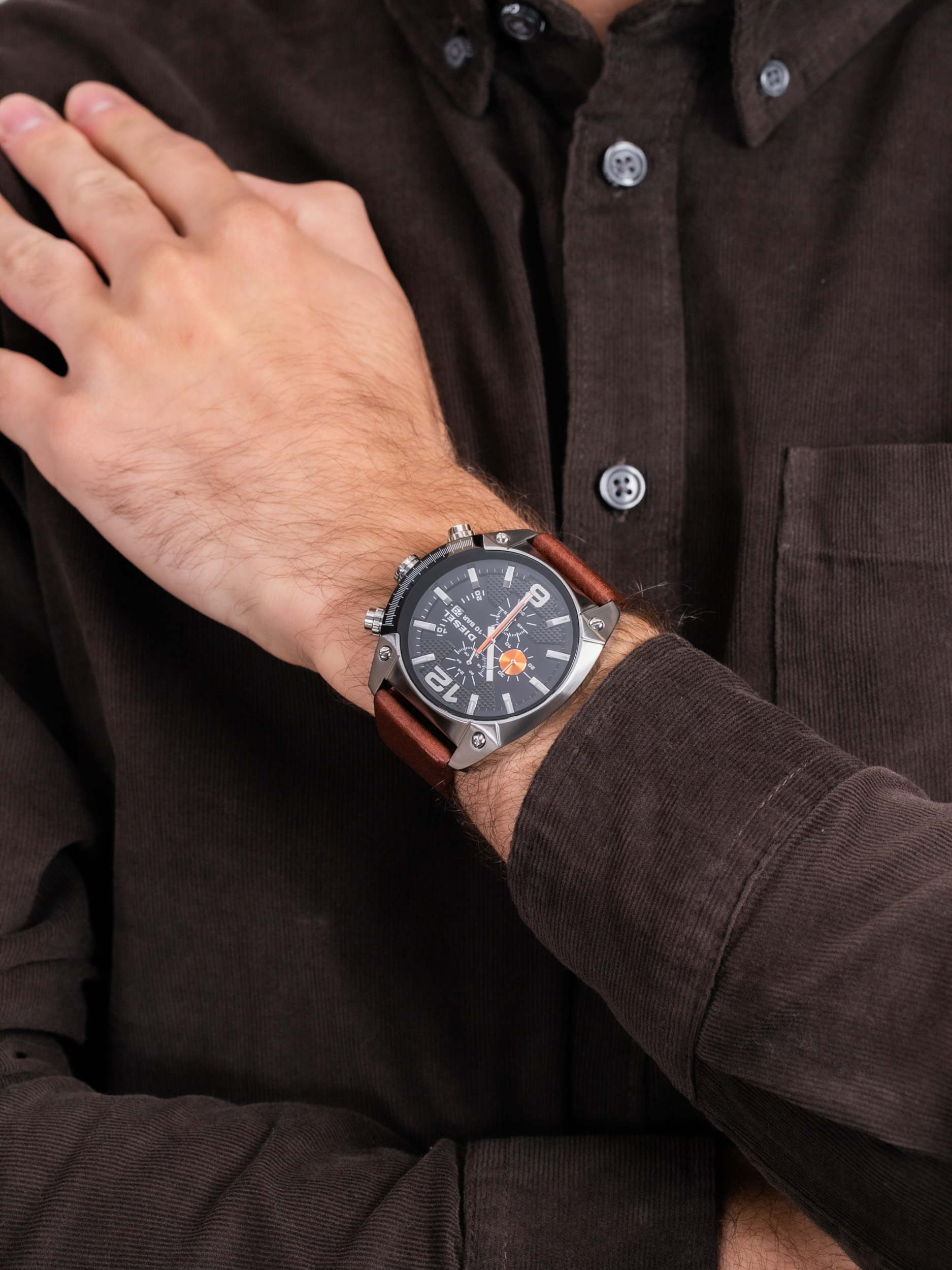 zegarek Diesel DZ4204 OVERFLOW męski z chronograf Overflow - miniatura 3