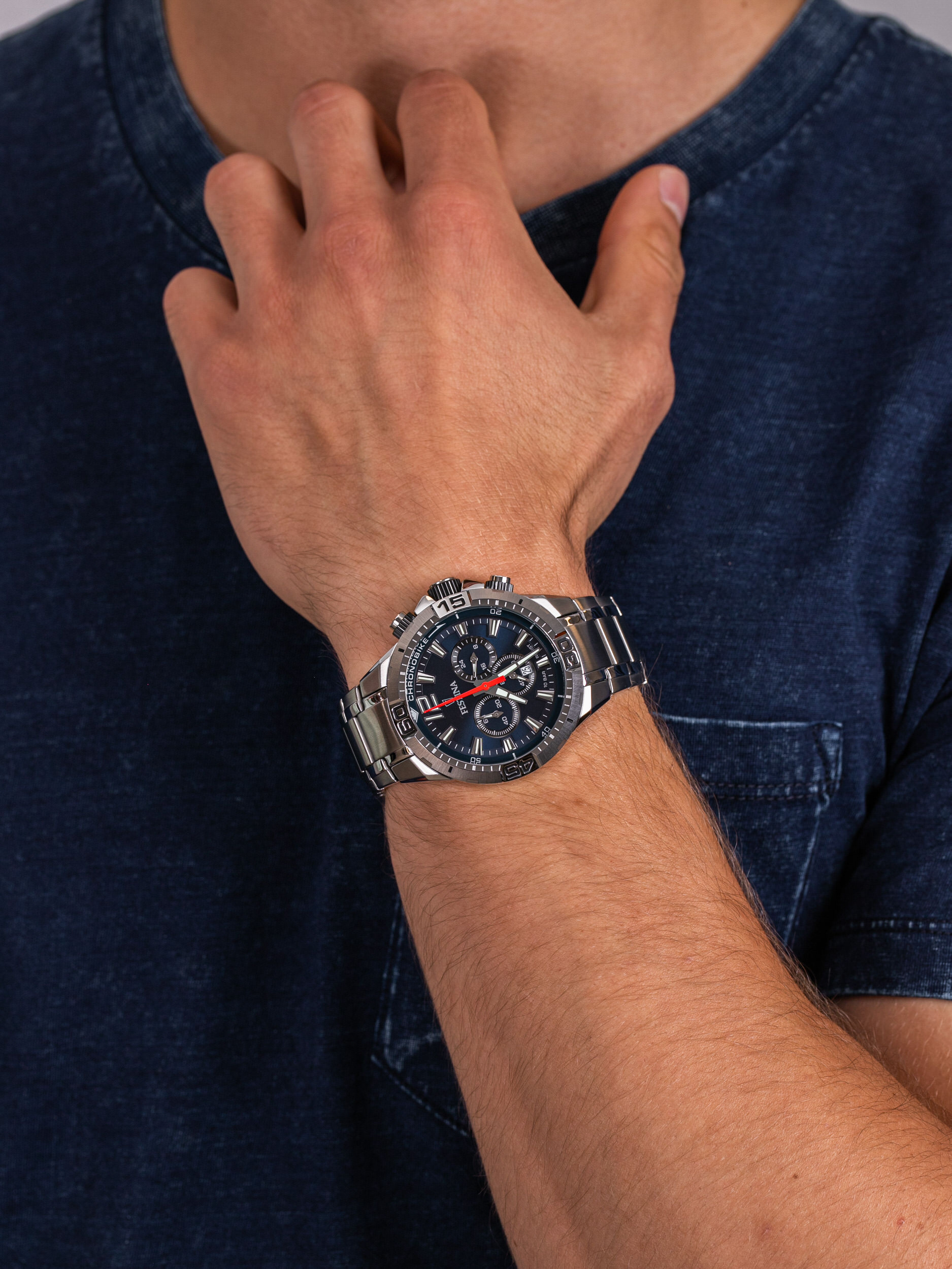 zegarek Festina F20522-3 CHRONO BIKE 20 męski z chronograf Chrono Bike - miniatura 3