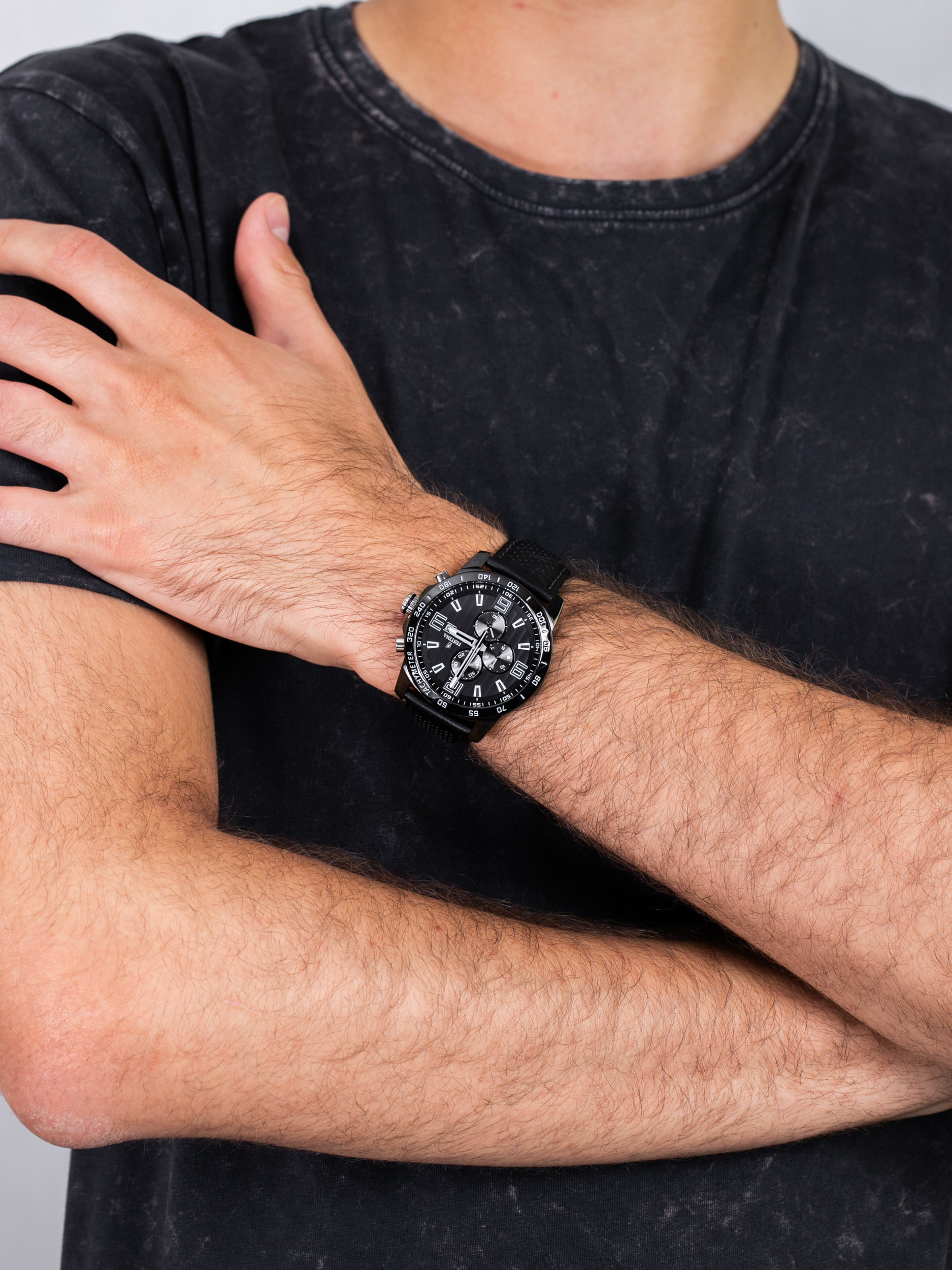 zegarek Festina F20339-6 The Originals Chronograph męski z tachometr Chronograf - miniatura 3