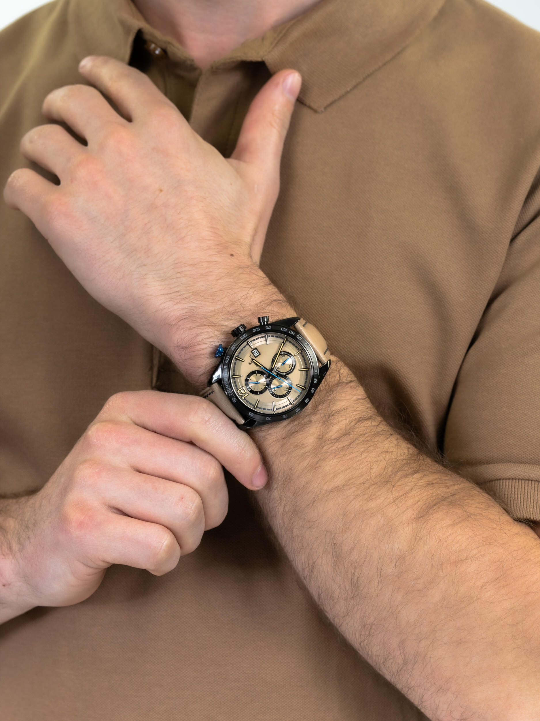 zegarek Festina F20344-1 Chronograph męski z tachometr Chronograf - miniatura 3