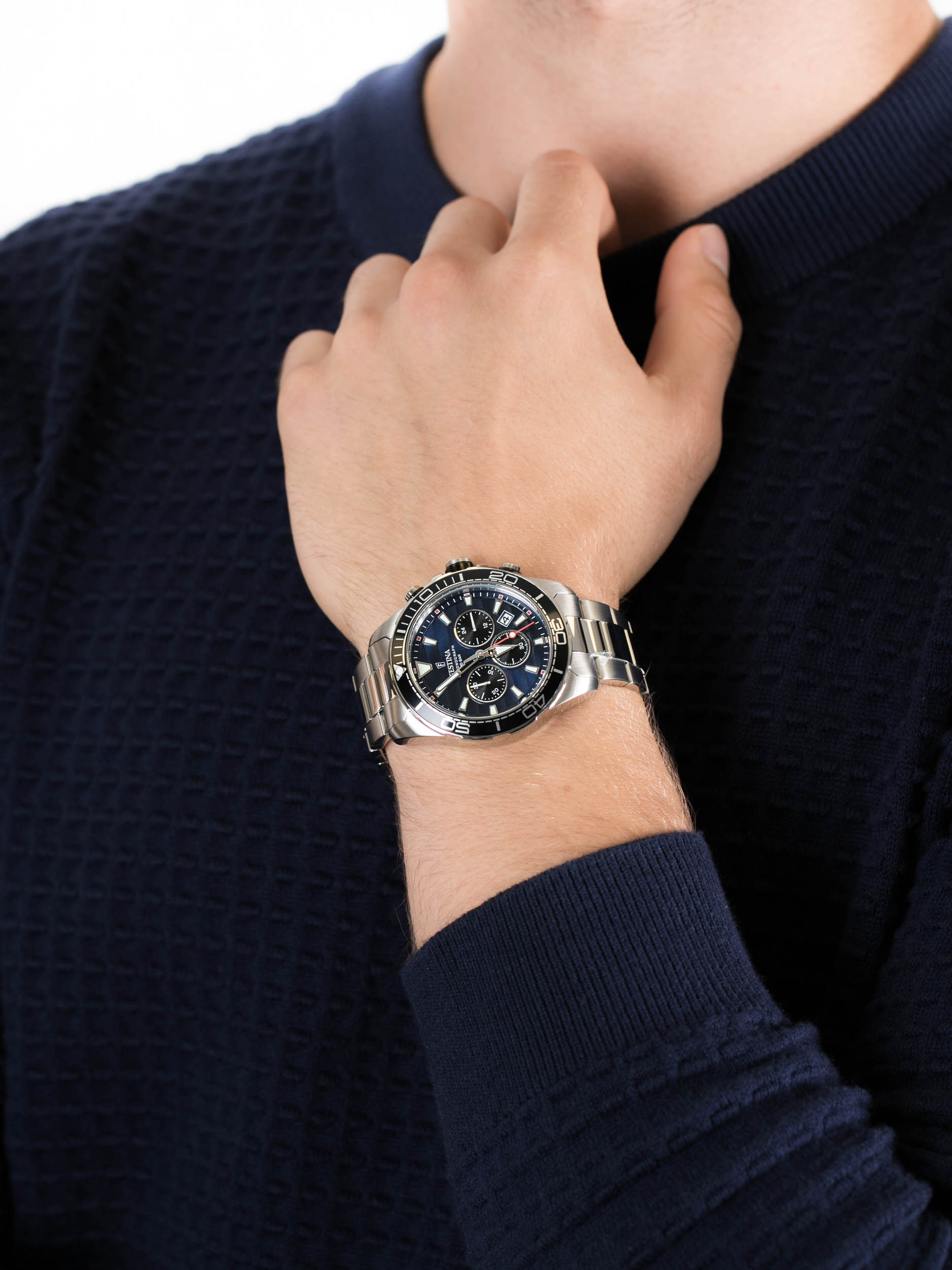 zegarek Festina F20361-3 Prestige Chronograph męski z chronograf Chronograf - miniatura 3