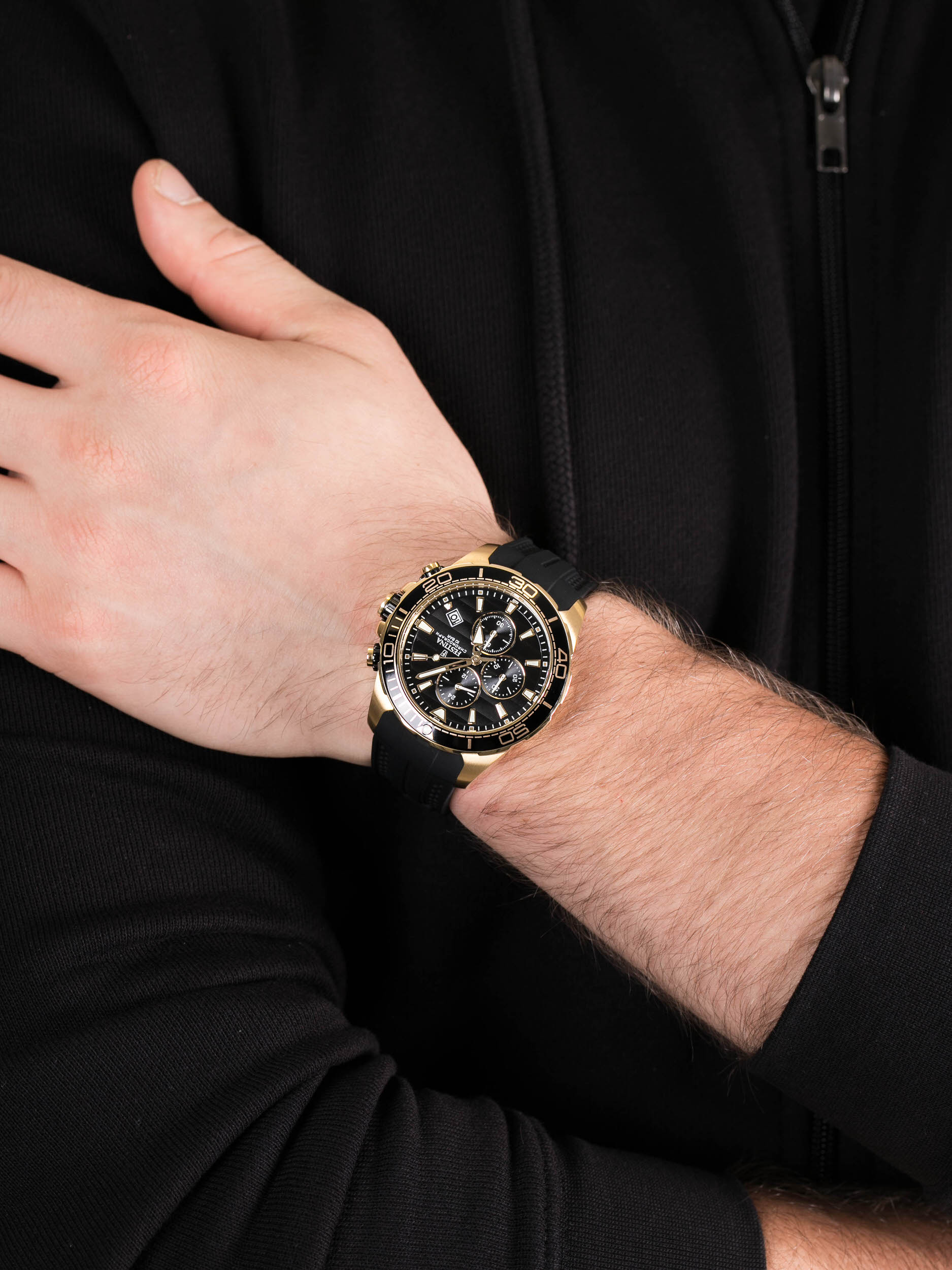 zegarek Festina F20368-1 męski z chronograf Chronograf - miniatura 3