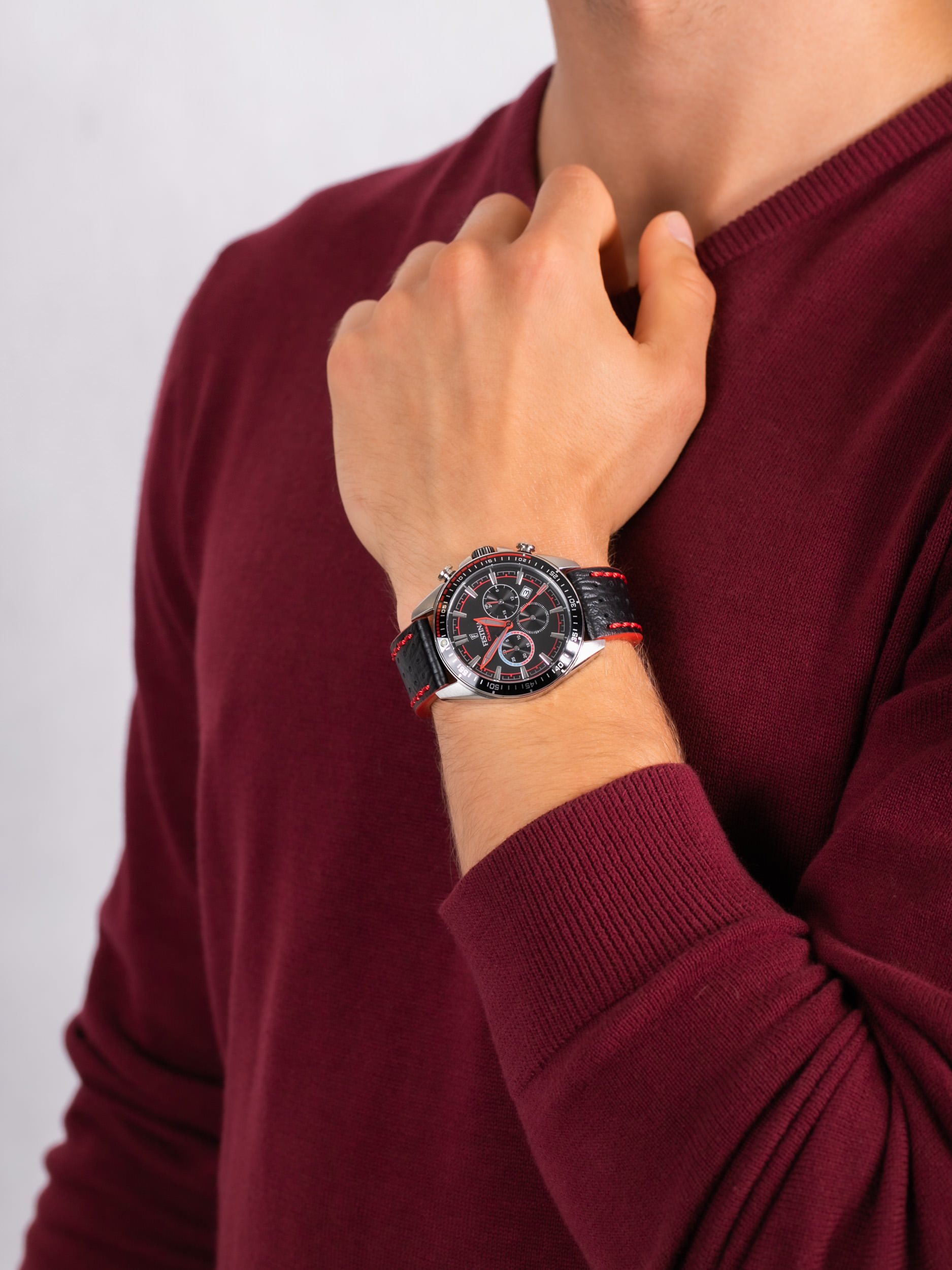 zegarek Festina F20377-6 Chrono Sport męski z chronograf Chronograf - miniatura 3