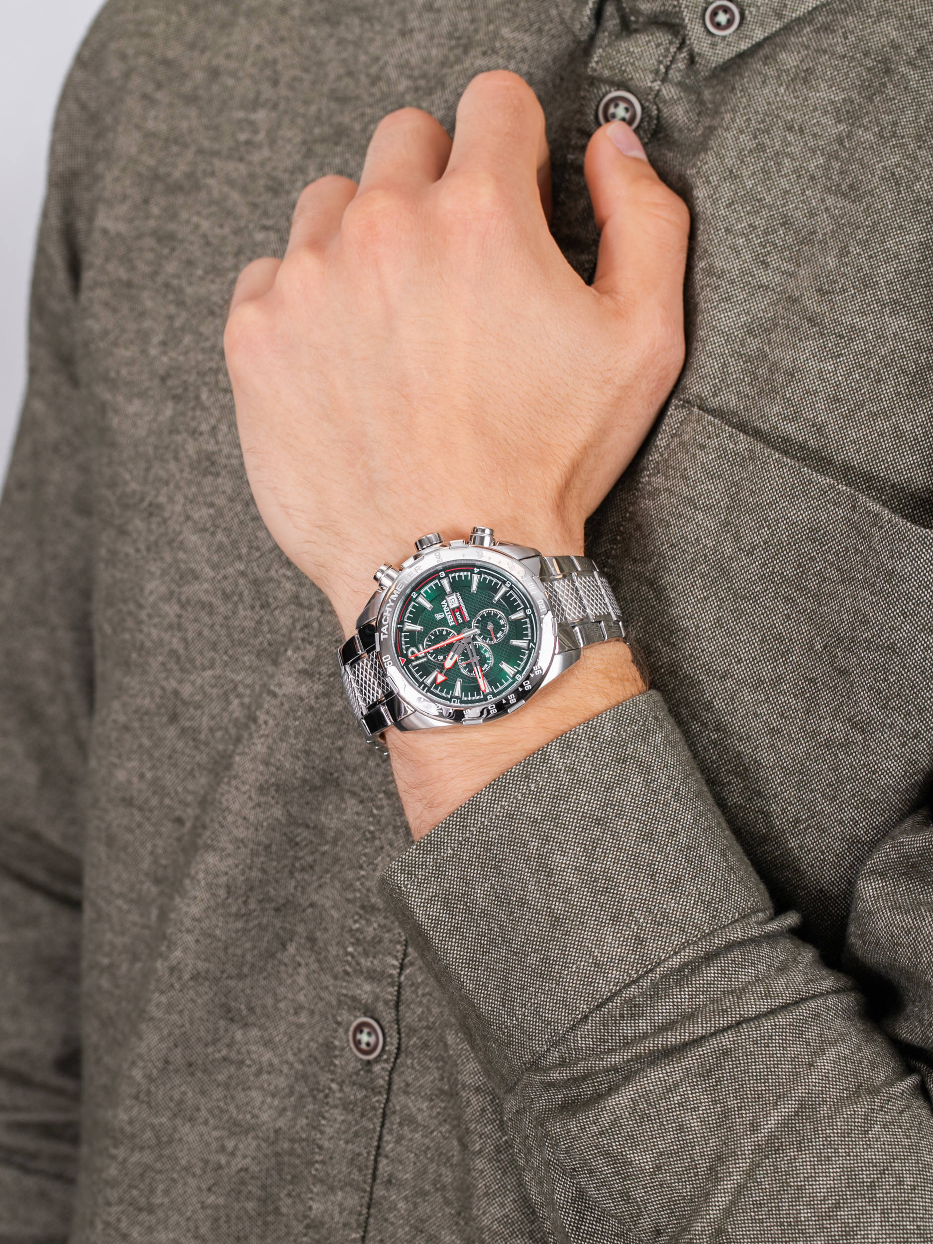 zegarek Festina F20439-3 Sport Chronograph męski z tachometr Chronograf - miniatura 3