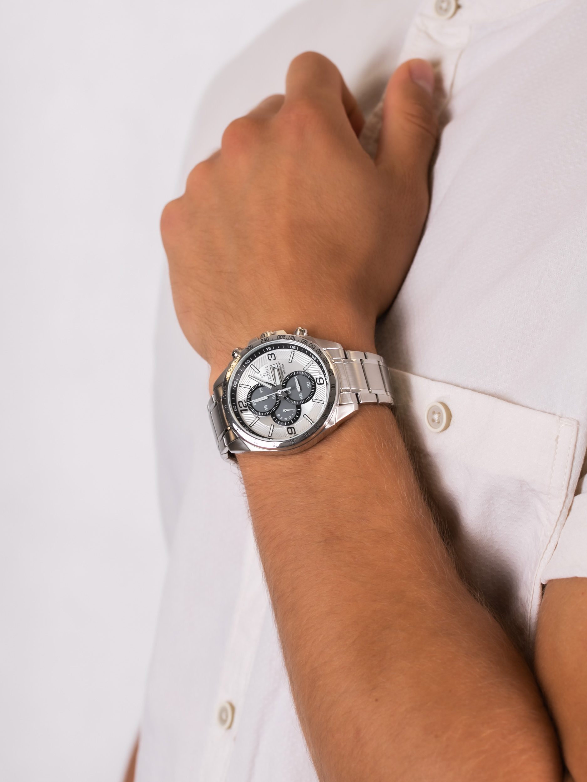 Festina F6861-1 męski zegarek Chronograf bransoleta - miniatura 3