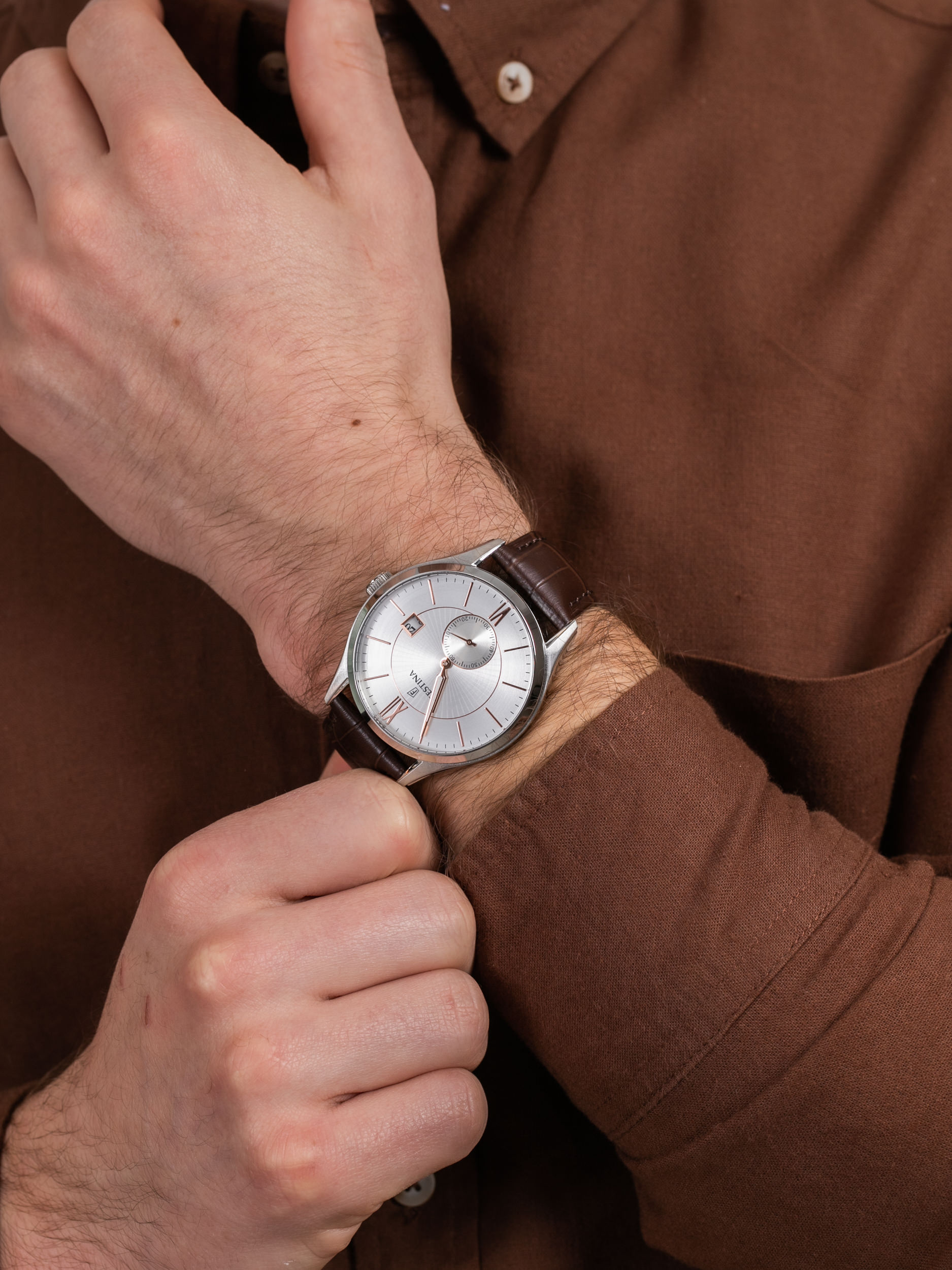 Festina F16872-2 męski zegarek Classic pasek - miniatura 3