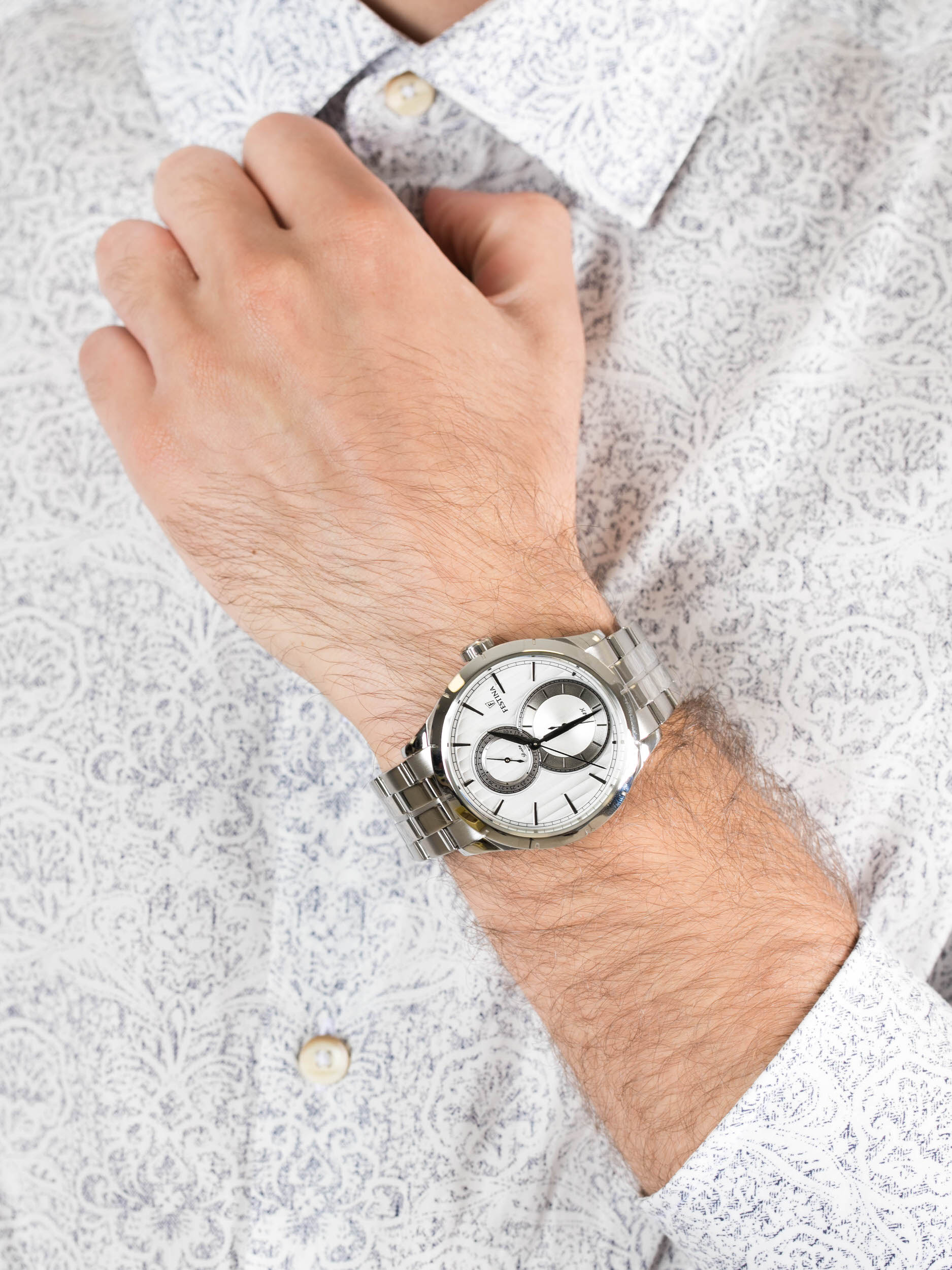 Festina F16891-1 męski zegarek Classic bransoleta - miniatura 3