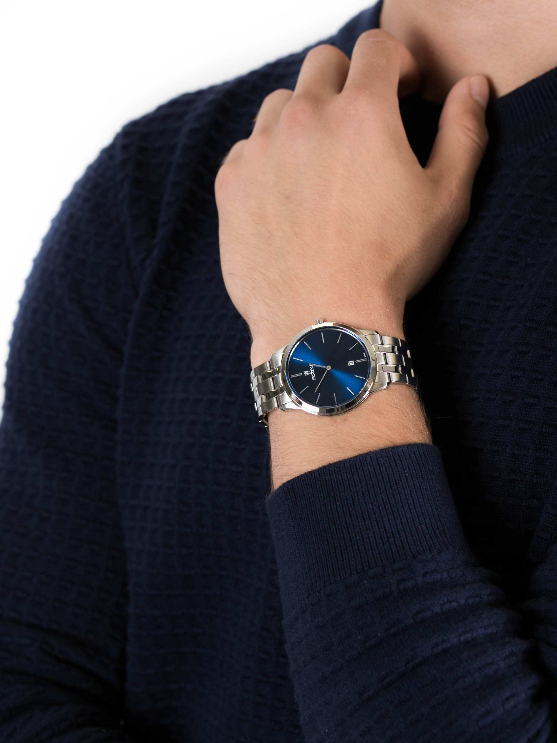 Festina F6868-2 męski zegarek Classic bransoleta - miniatura 3