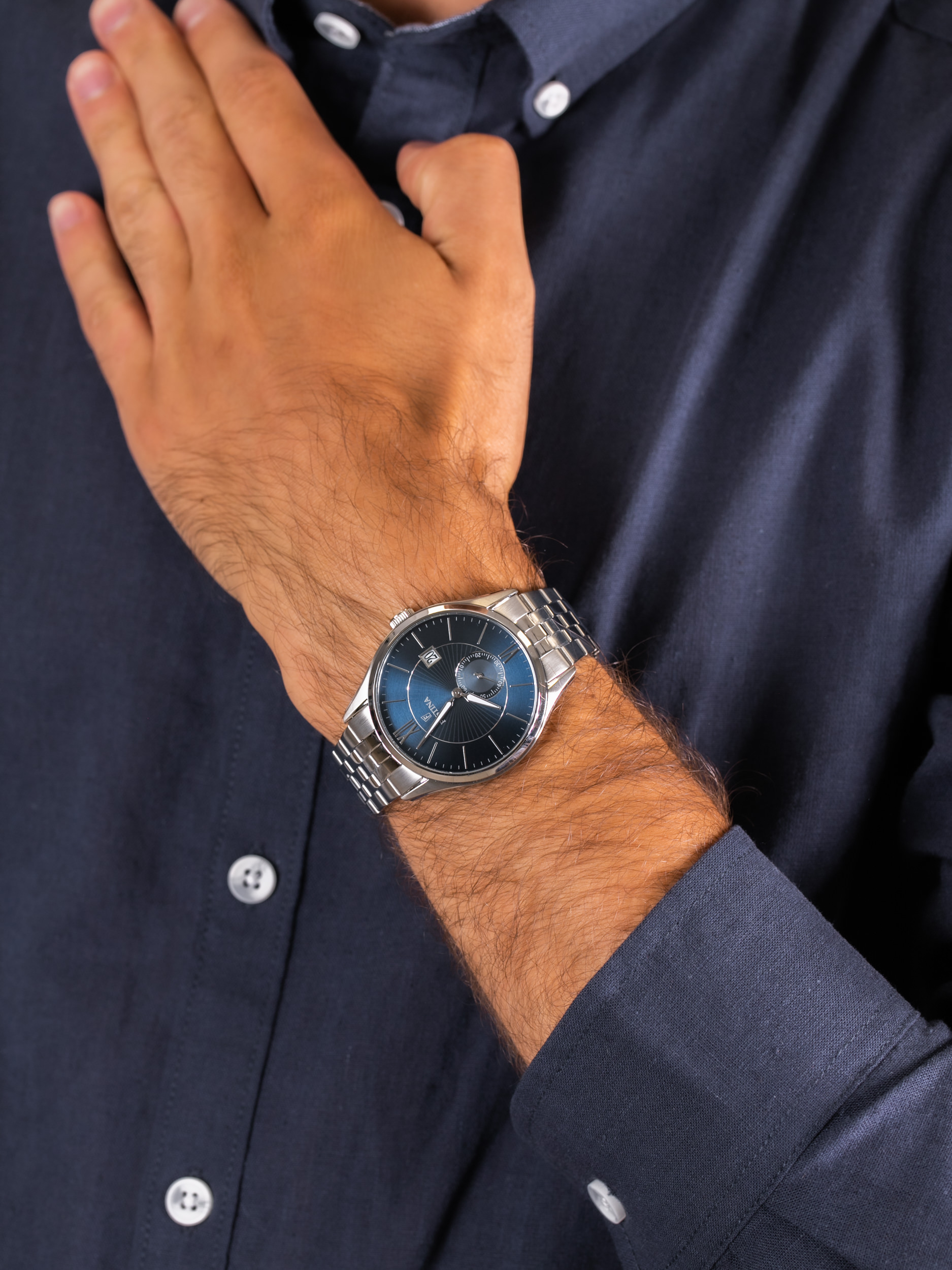 Festina F16871-3 męski zegarek Retro bransoleta - miniatura 3