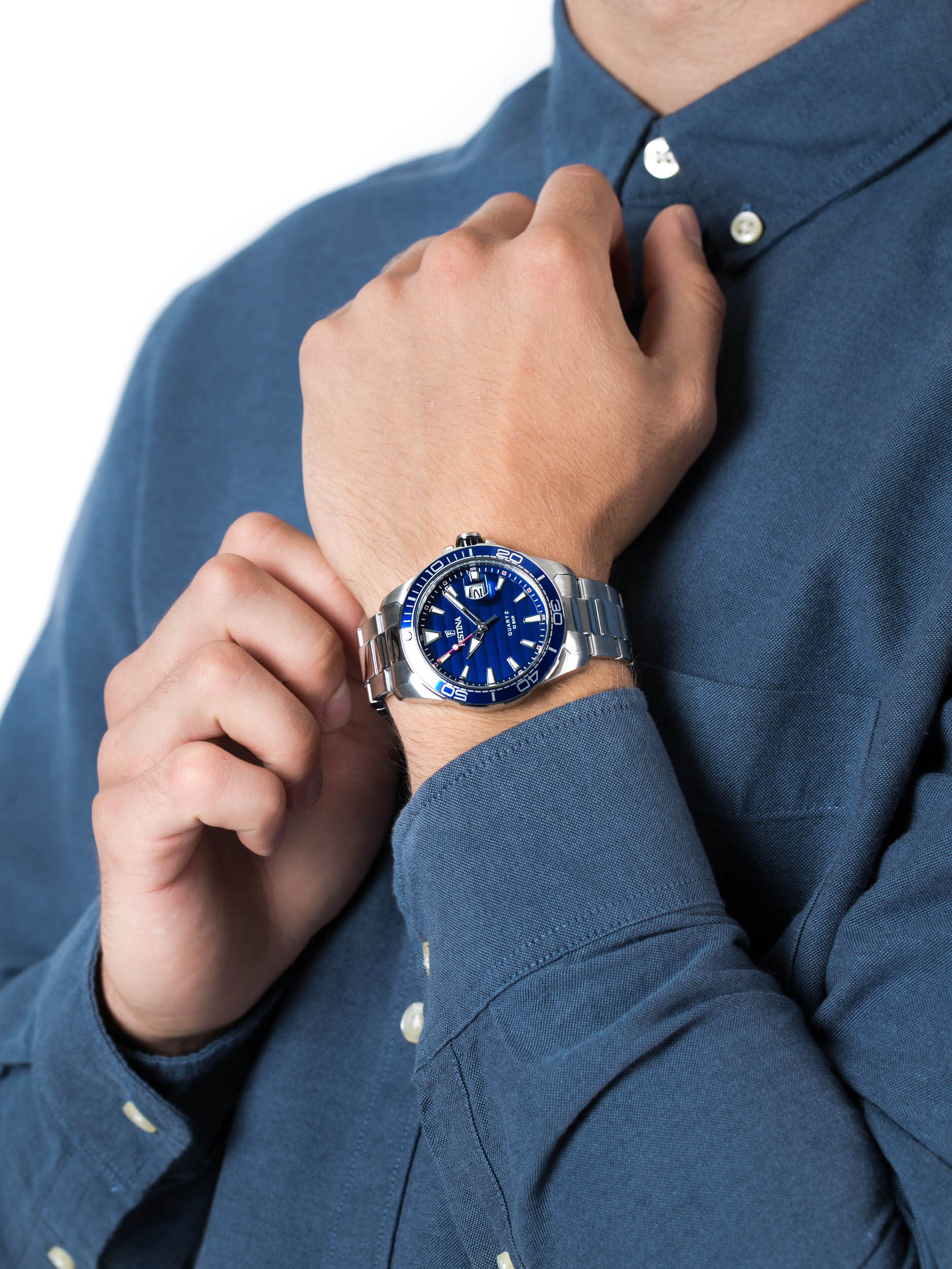 Festina F20360-1 męski zegarek Sport bransoleta - miniatura 3