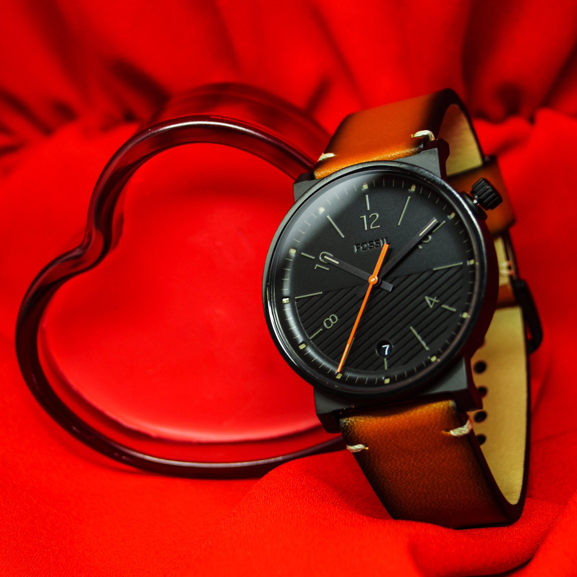 Fossil FS5507 zegarek czarny fashion/modowy Barstow pasek - miniatura 5