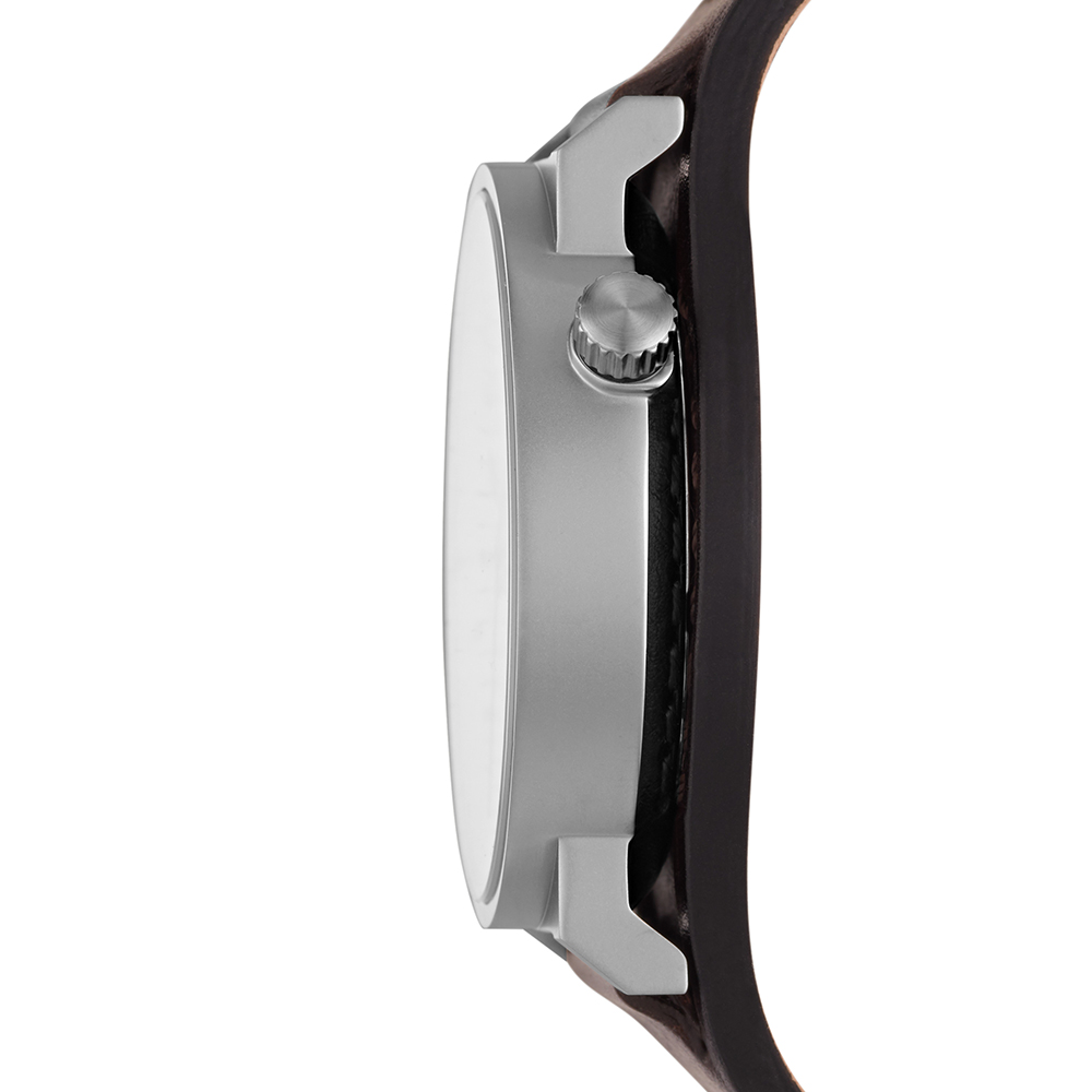 Fossil FS5510 zegarek srebrny klasyczny Barstow pasek - miniatura 5