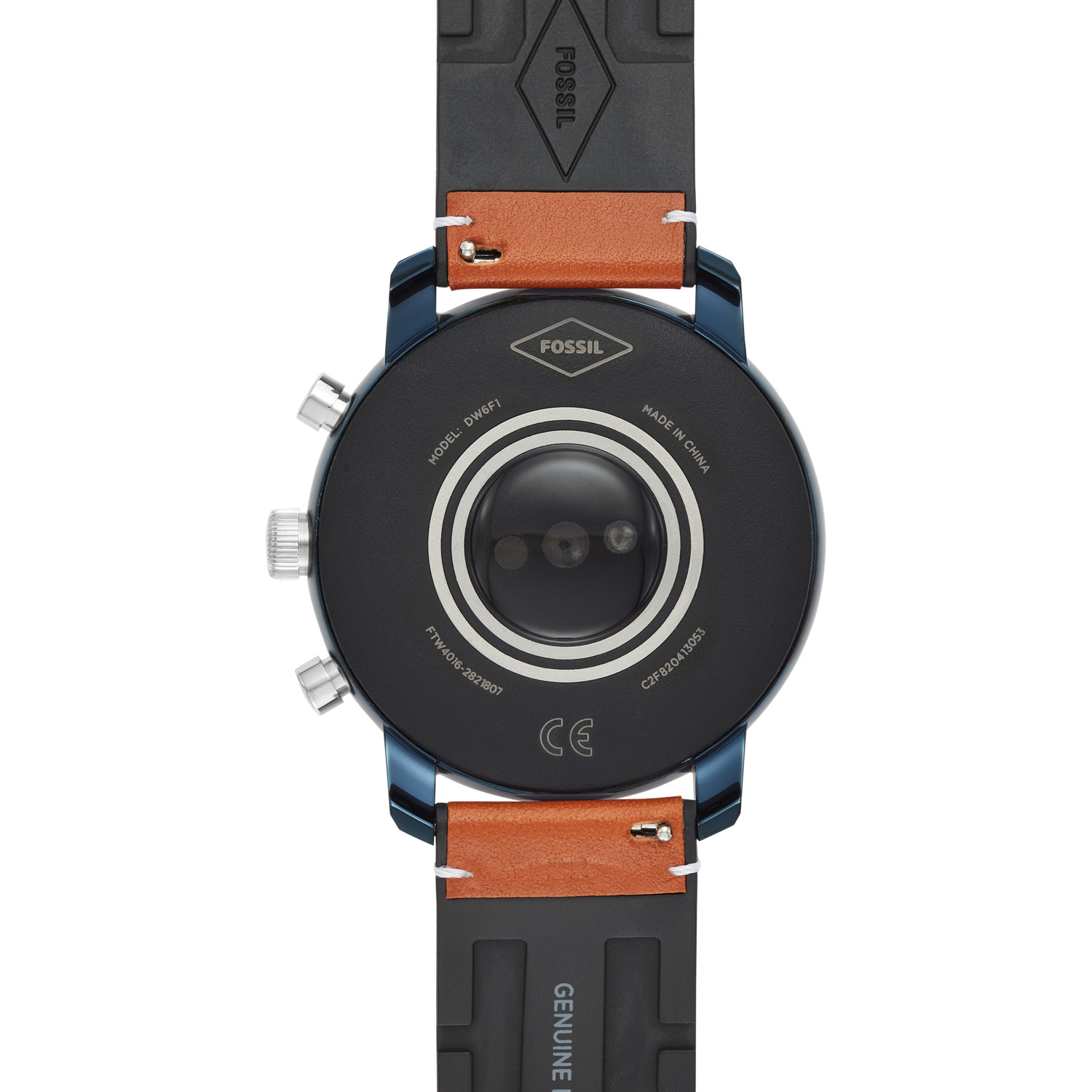 Fossil Smartwatch FTW4016 zegarek srebrny fashion/modowy Fossil Q pasek