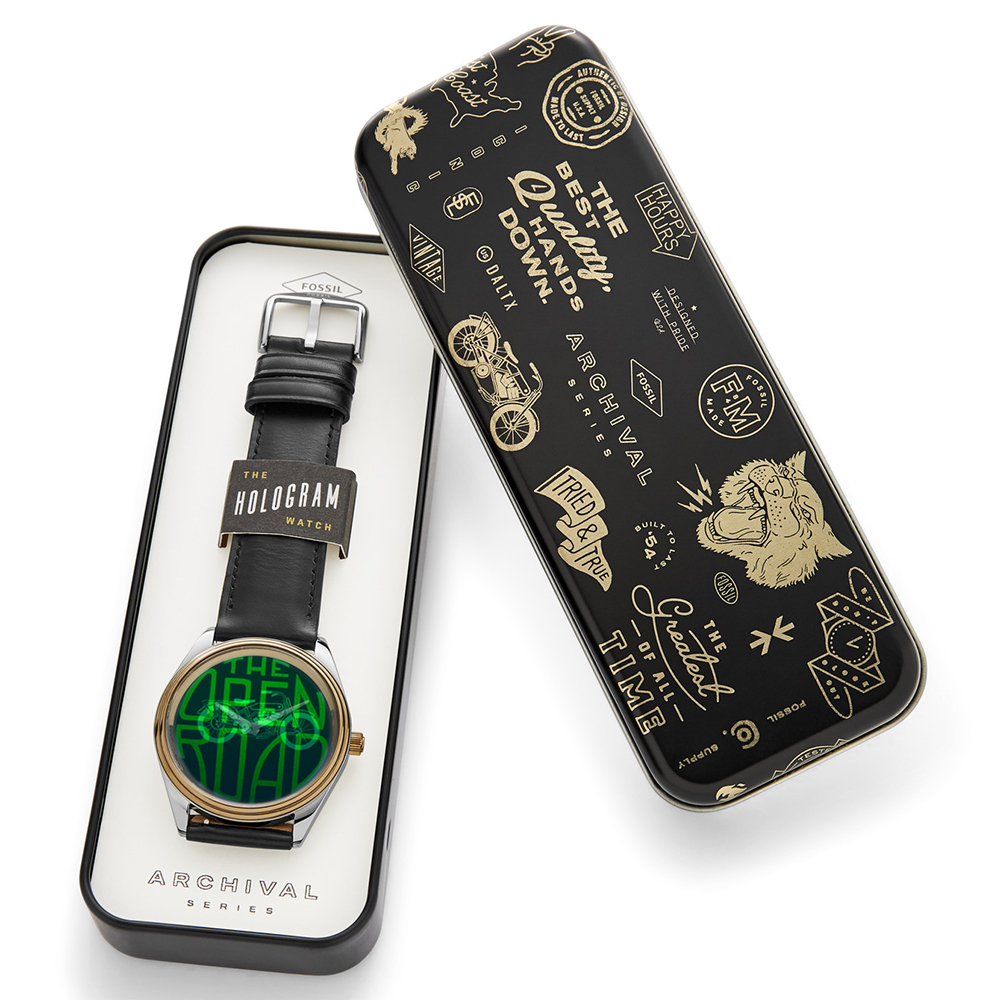 zegarek Fossil LE1054 kwarcowy męski The Archival THE ARCHIVAL SERIES HOLOGRAM - miniatura 6