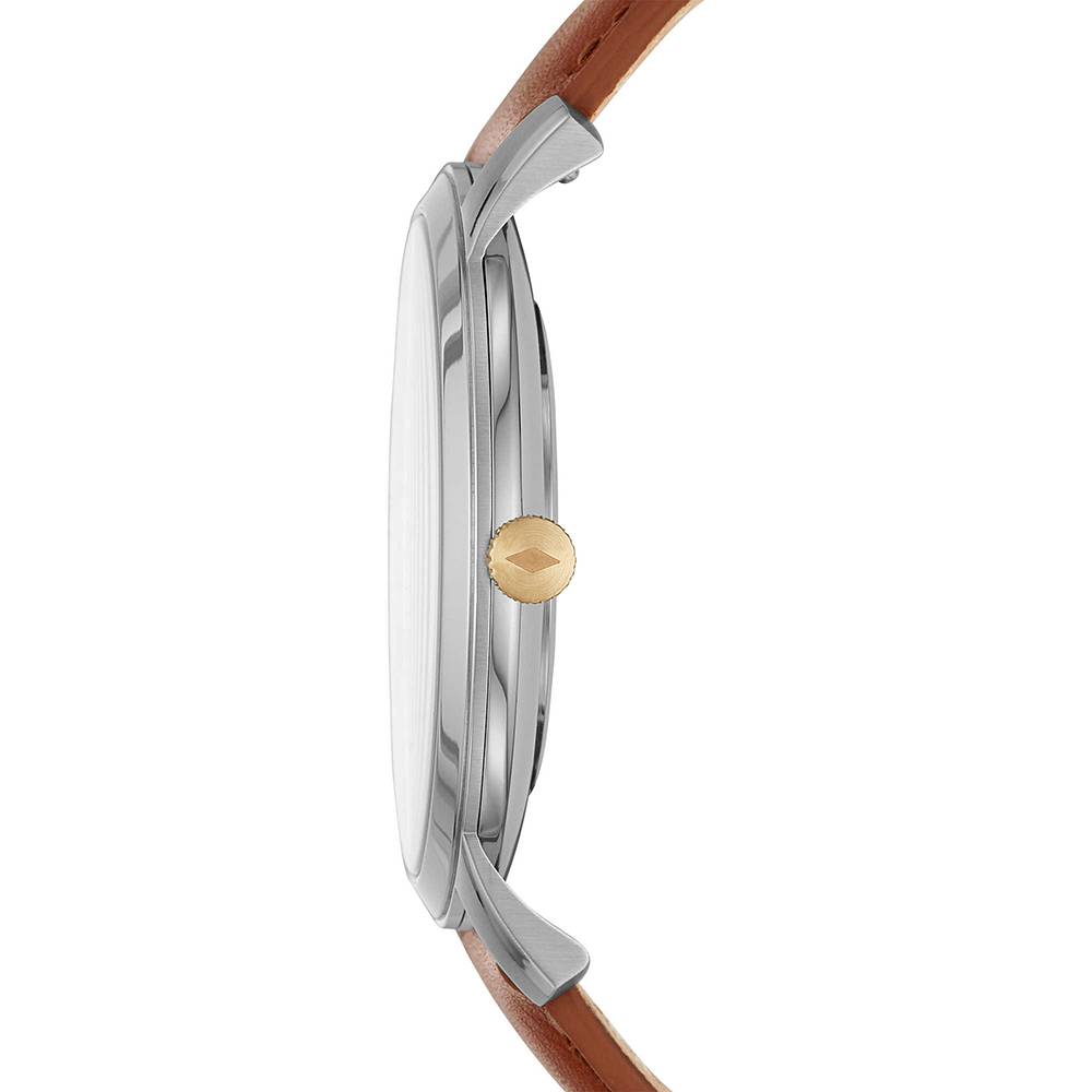 Fossil FS5499 zegarek srebrny fashion/modowy The Minimalist pasek - miniatura 5