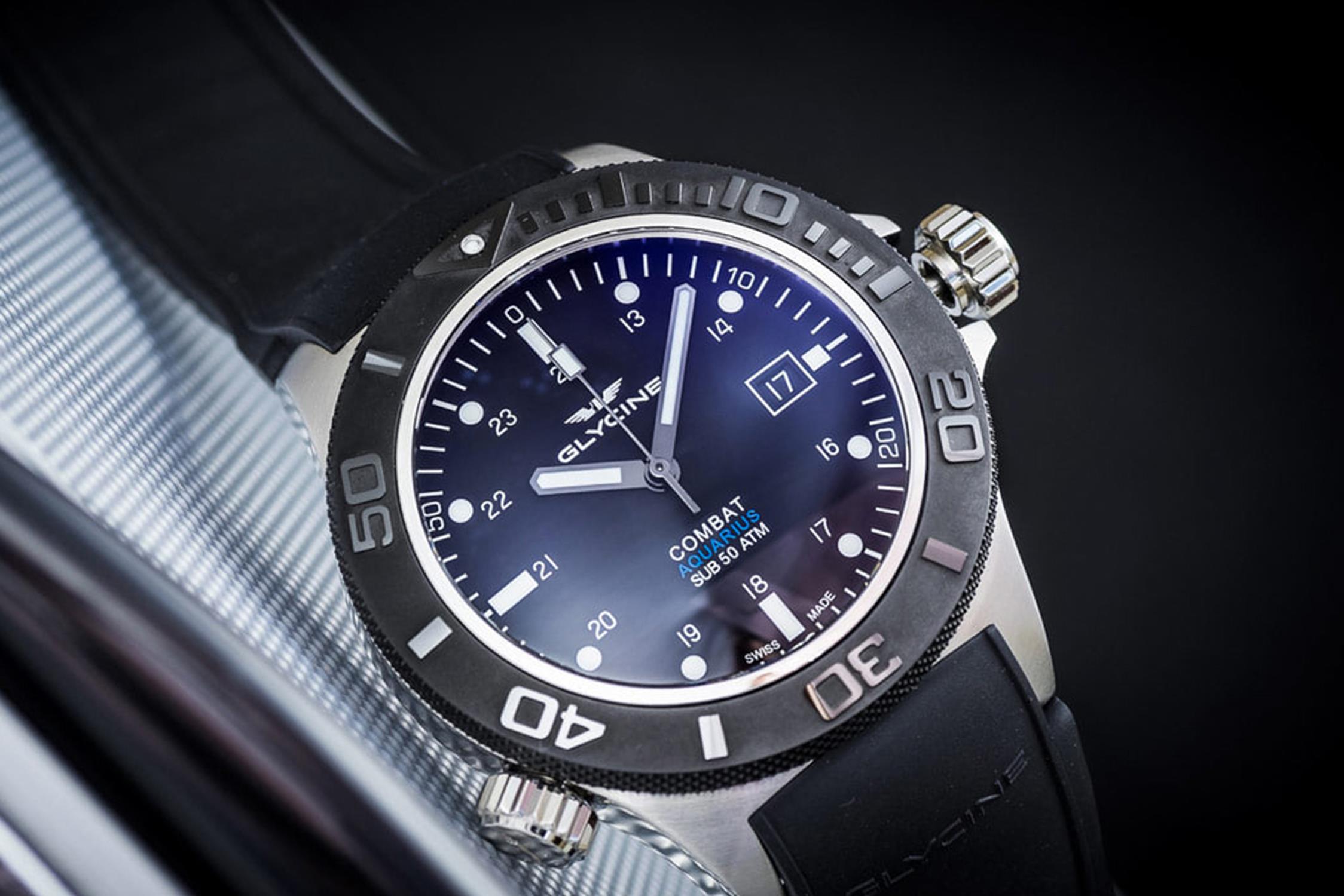 Glycine GL0039 zegarek męski Combat - miniatura 2