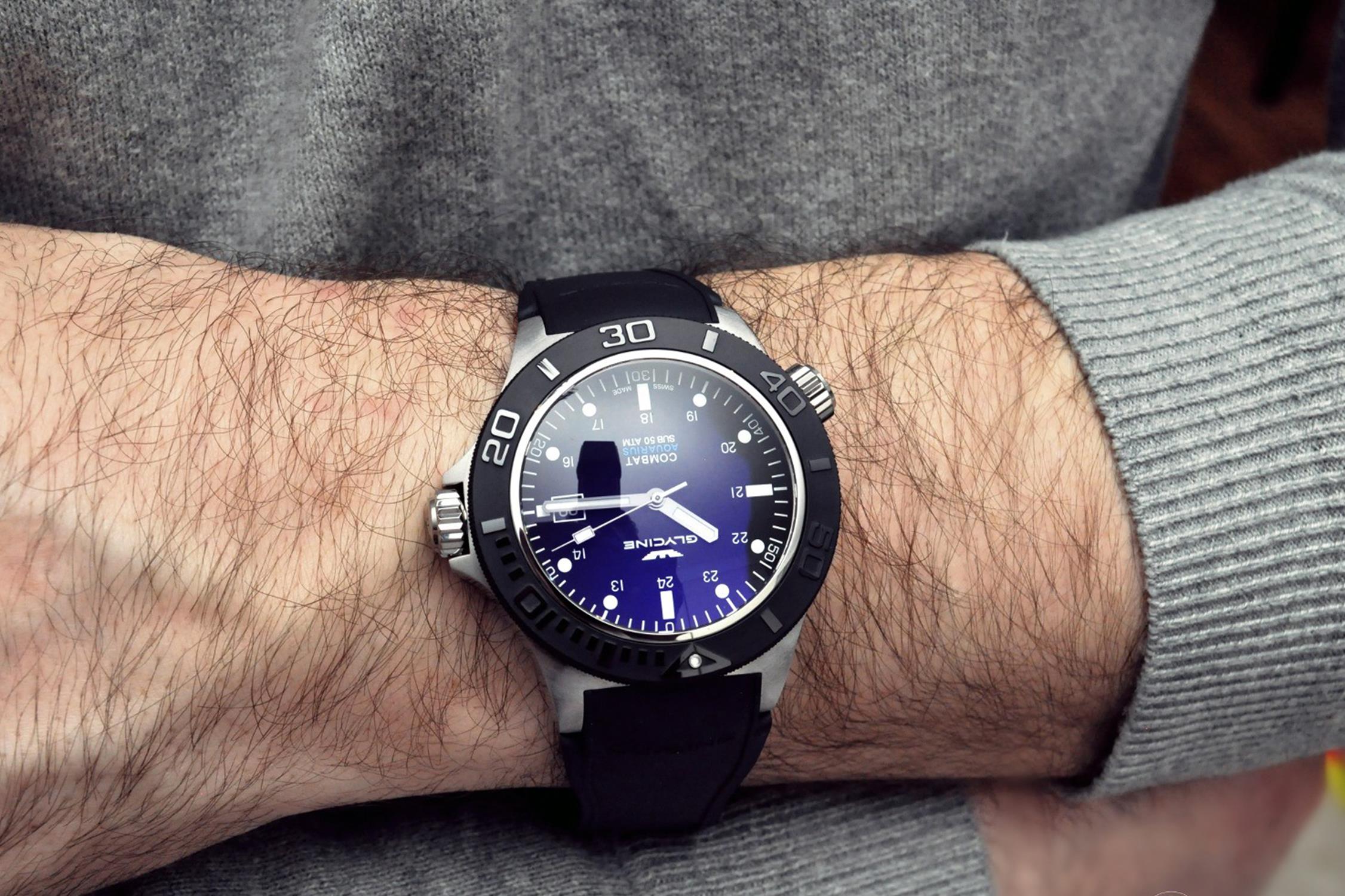 Glycine GL0039 COMBAT SUB AQUARIUS zegarek sportowy Combat - miniatura 4