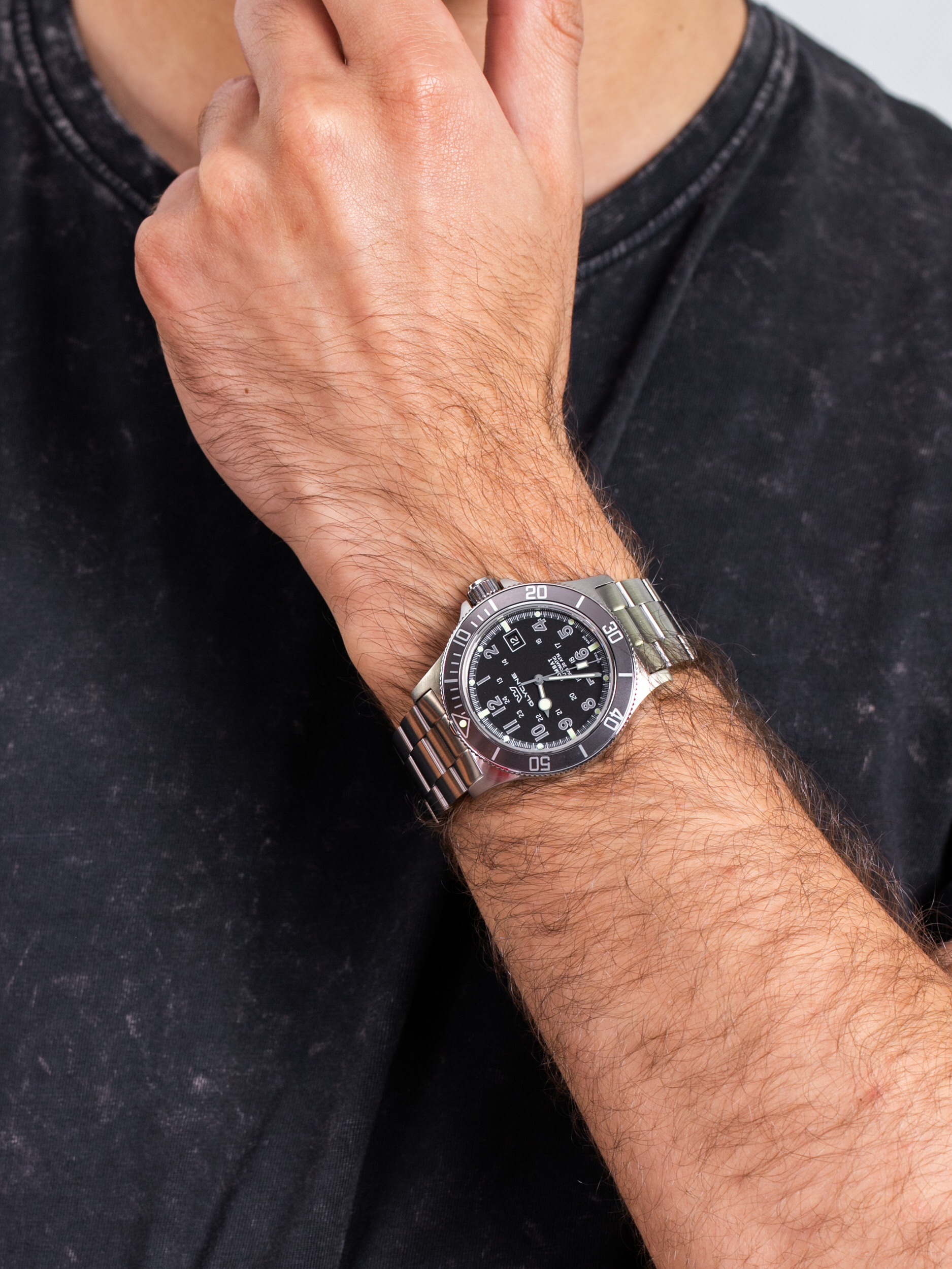 Glycine GL0076 męski zegarek Combat bransoleta - miniatura 3