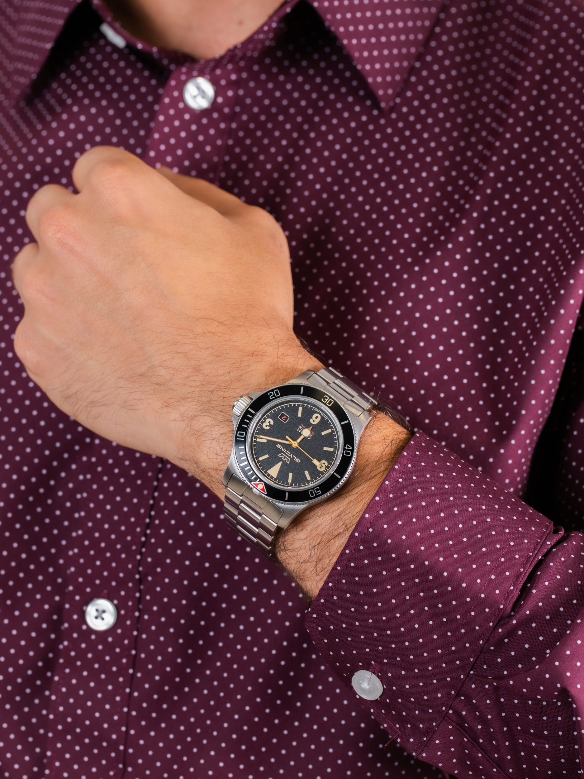 Glycine GL0261 męski zegarek Combat bransoleta - miniatura 3