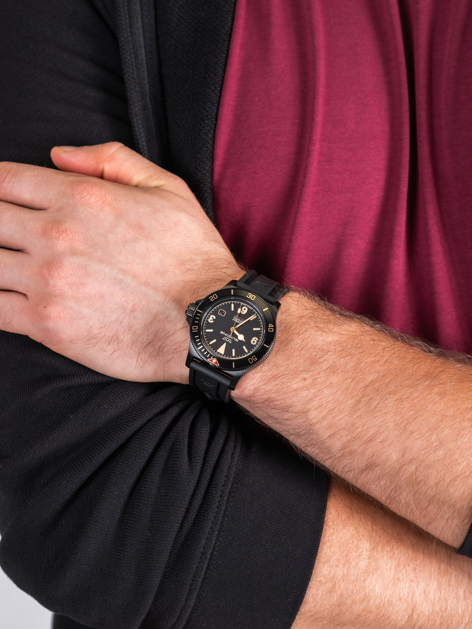Glycine GL0269 męski zegarek Combat pasek - miniatura 3