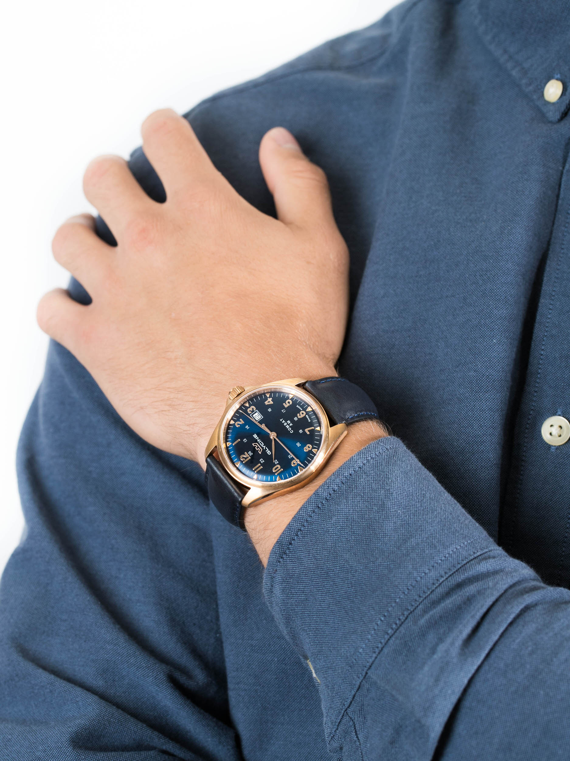 Glycine GL0285 męski zegarek Combat pasek - miniatura 3